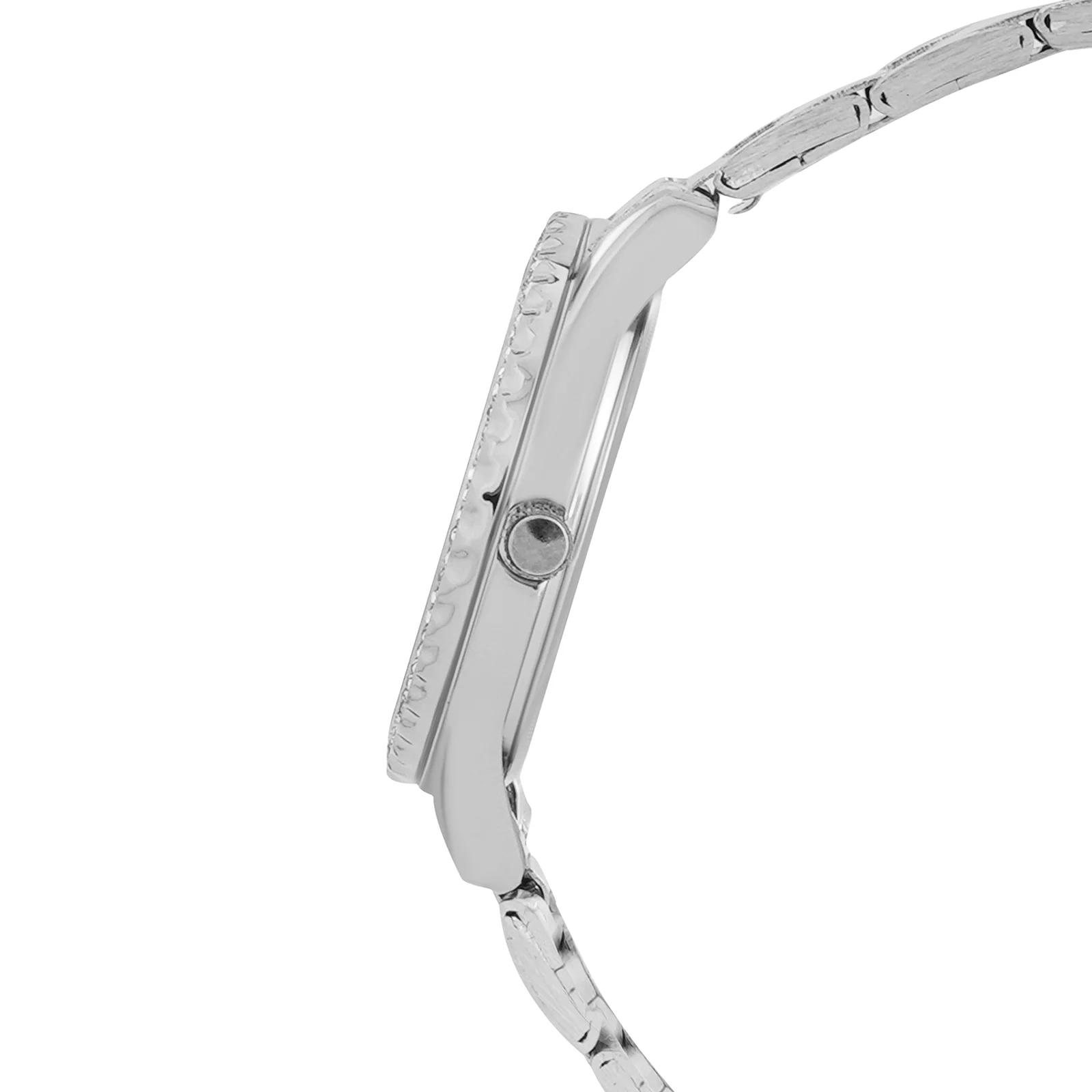Adrenalina Silver Medium Rhinestone Dial Linked Chain Strap Women's Watch - Image 4