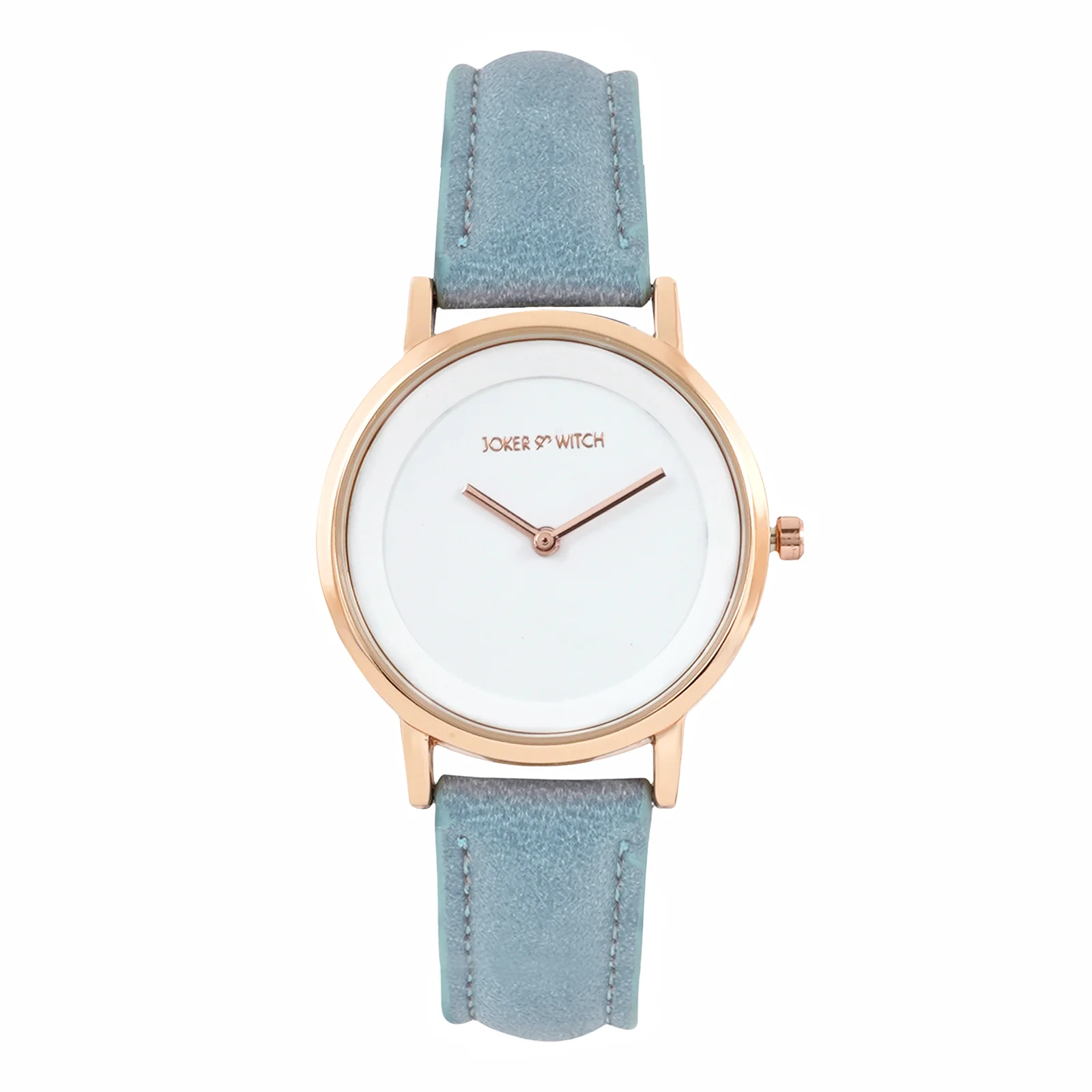 Amsterdam White Medium Dial Blue PU Strap Women's Watch - Image 3