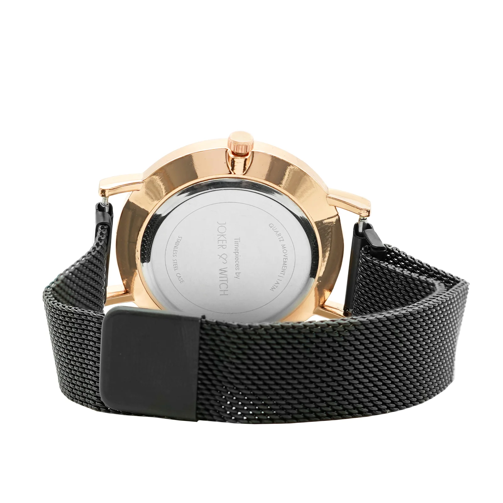 April Black Medium Dial Magnetic Strap Women's Watch - Image 4