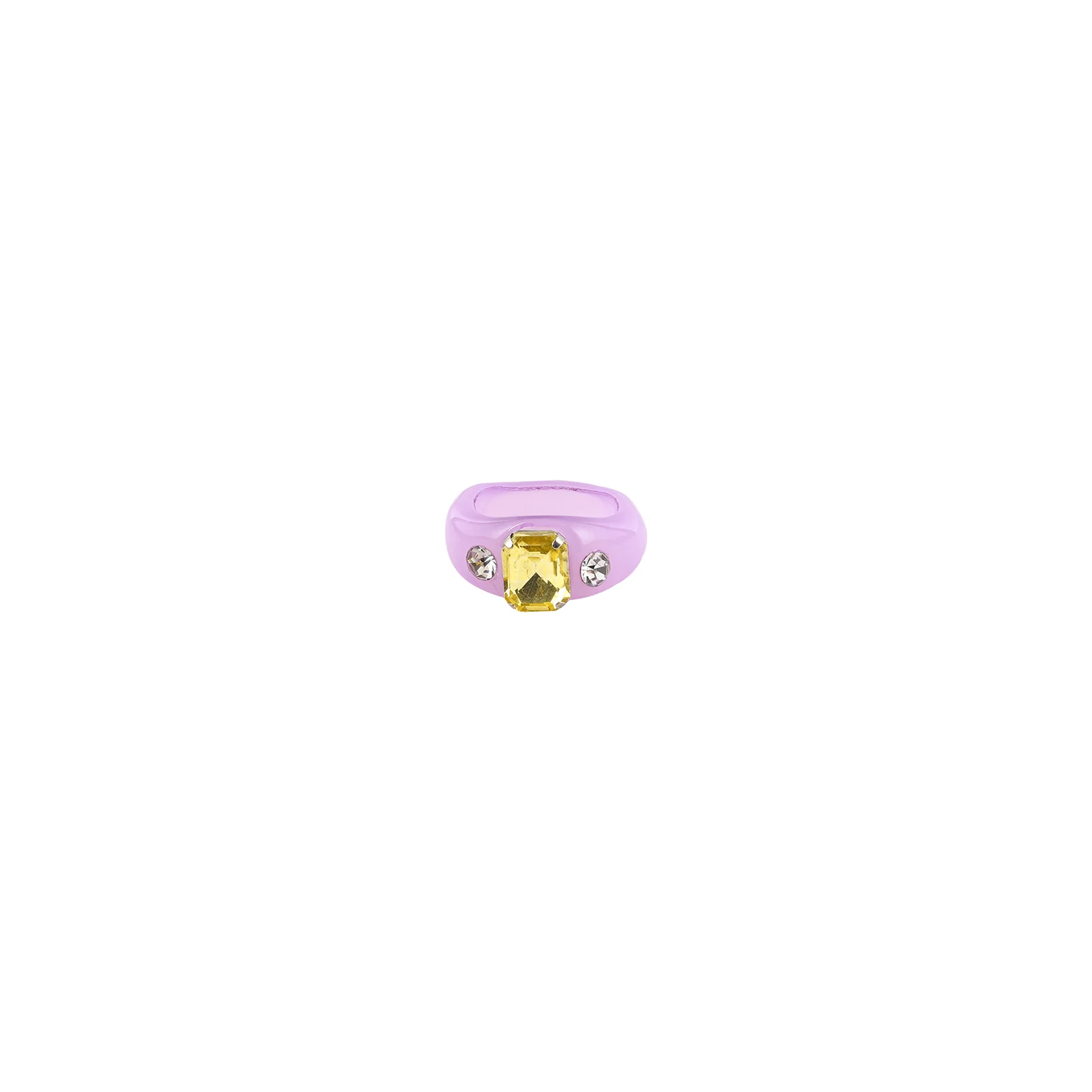 Bewitched Mel Rhinestone Purple Ring - Image 3