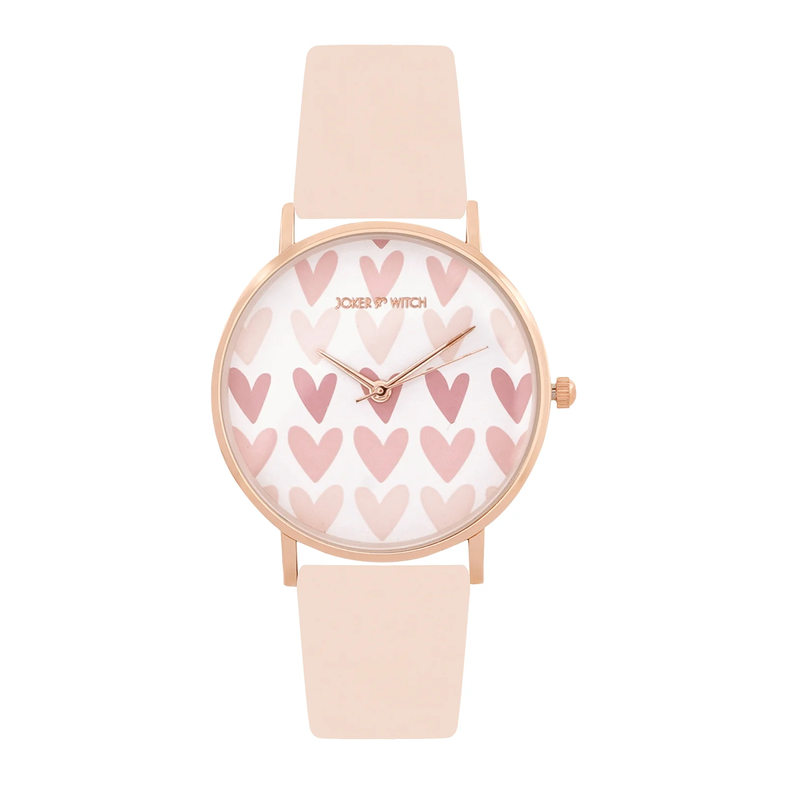 Printed Blissful Pink Medium Dial PU Strap Women's Watch