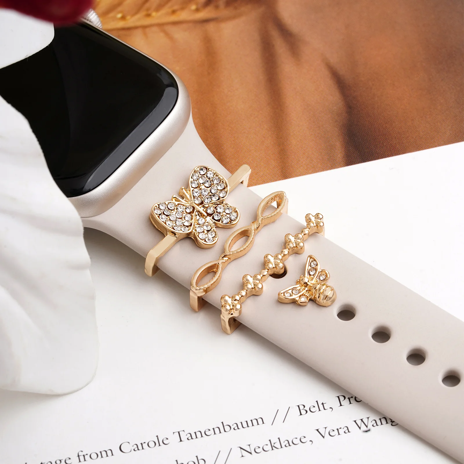 Blooming Day Gold Ring Watch Charm