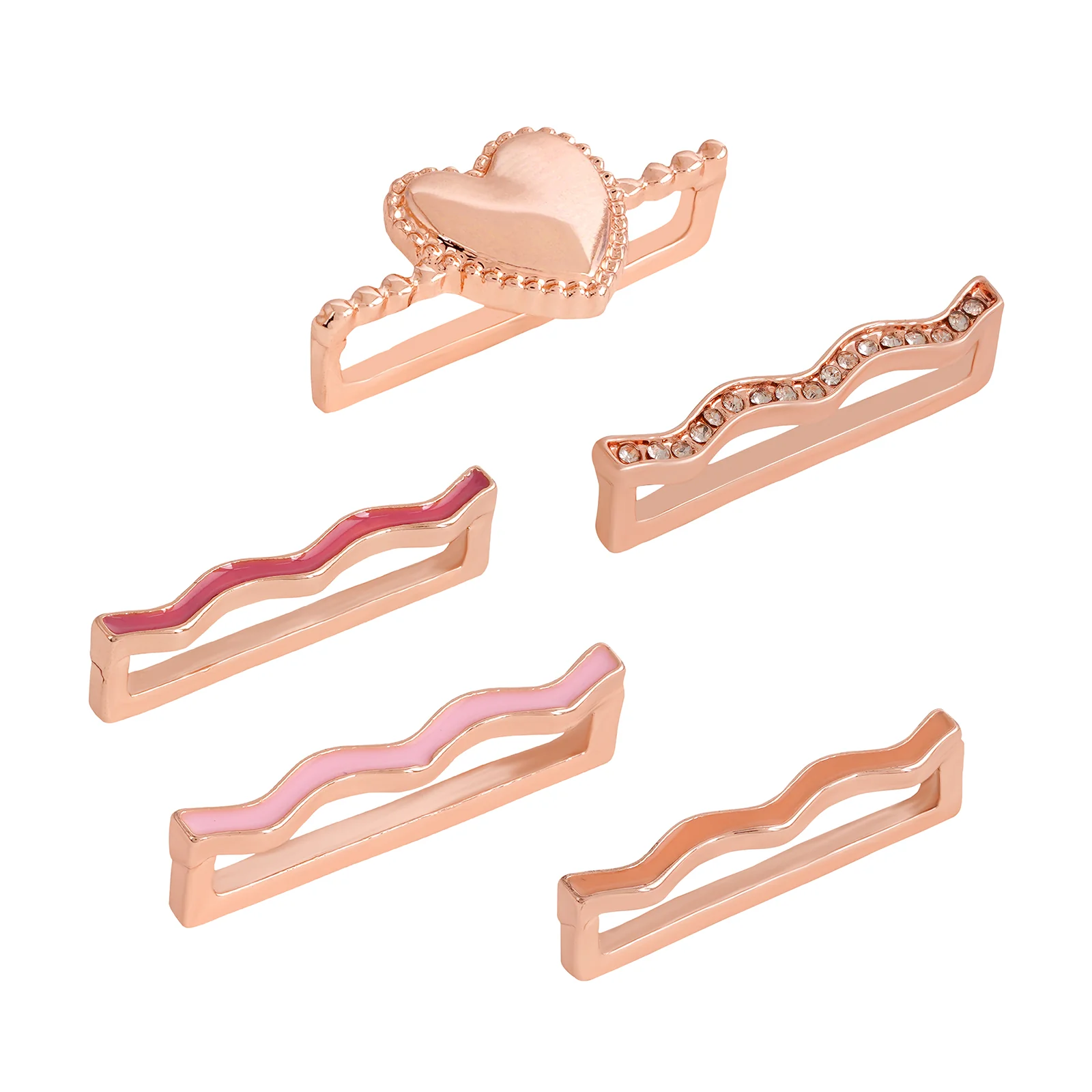 Blushing Love Whispers Multicolour Ring Watch Charm - Image 4