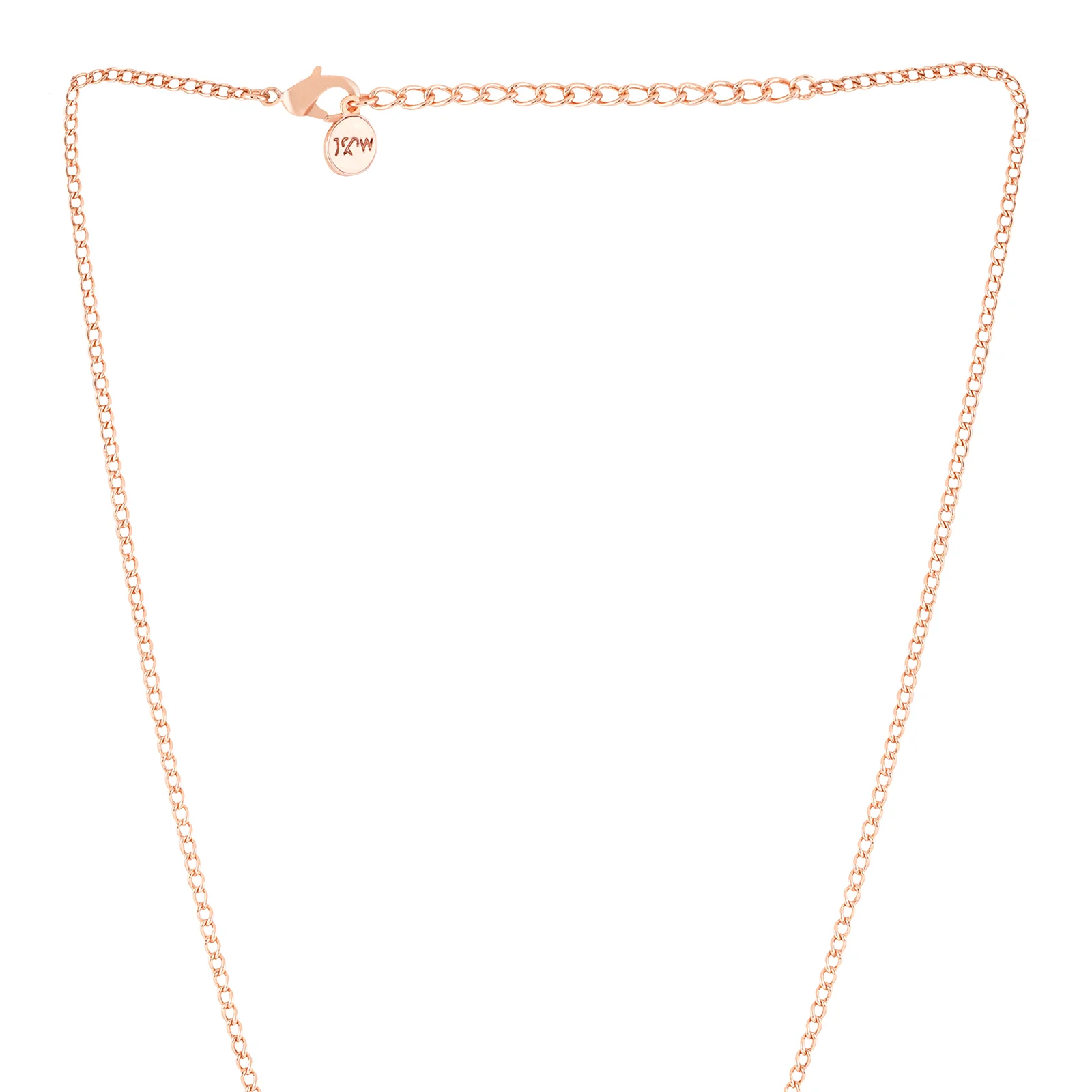 Butterfly Rhinestone Rosegold Necklace Charm - Image 5