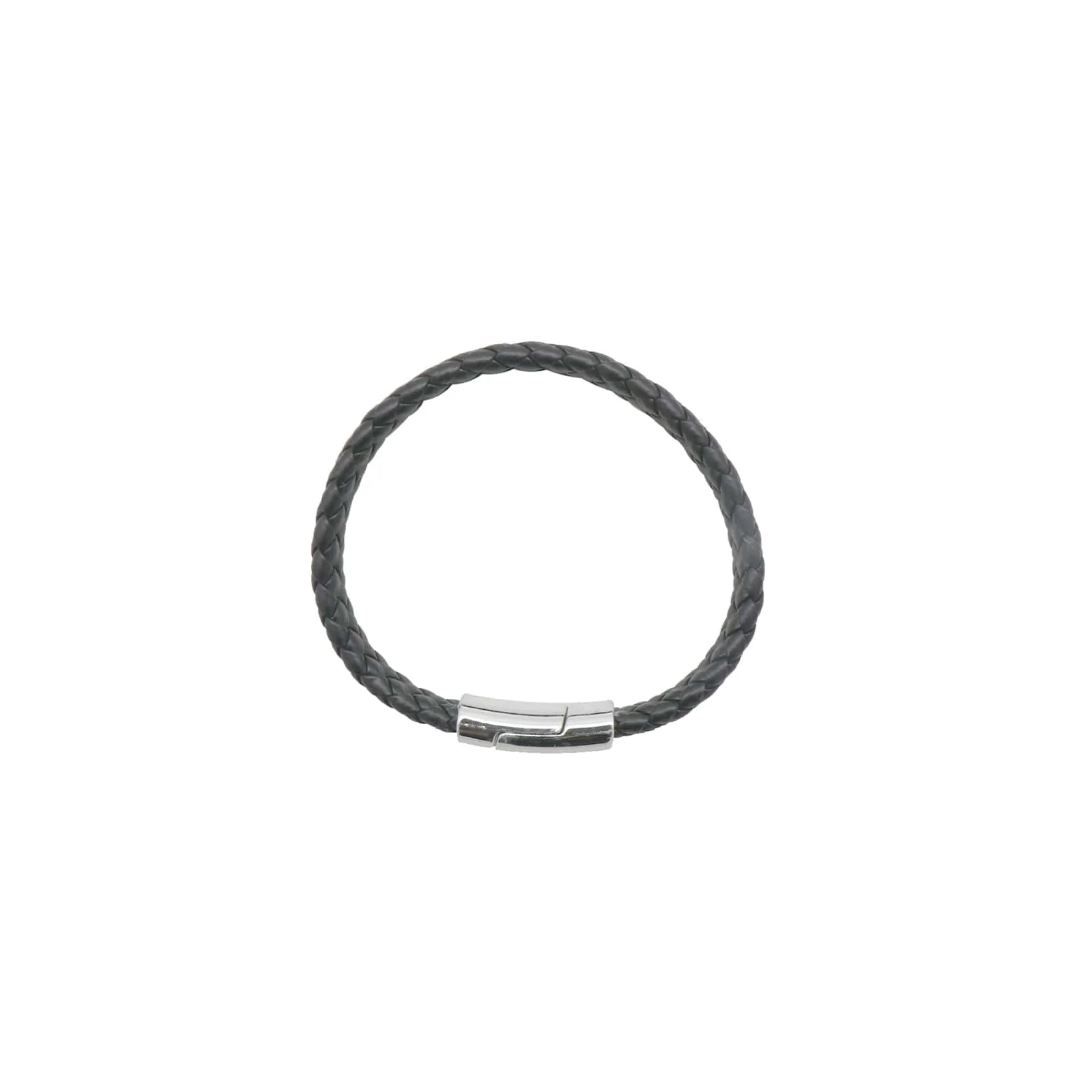 Caleb Black Braided Men's Bracelet - Image 4