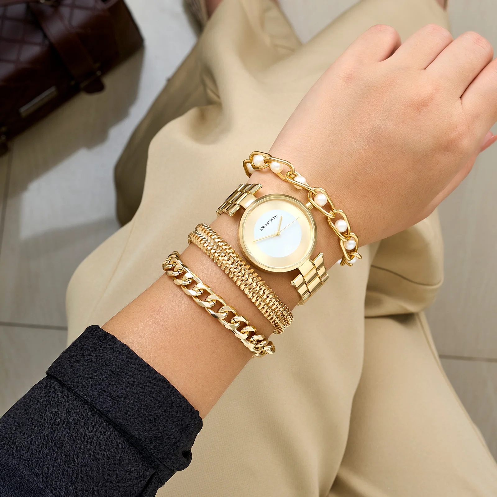 Dayglint Ray Watch Bracelet Stack