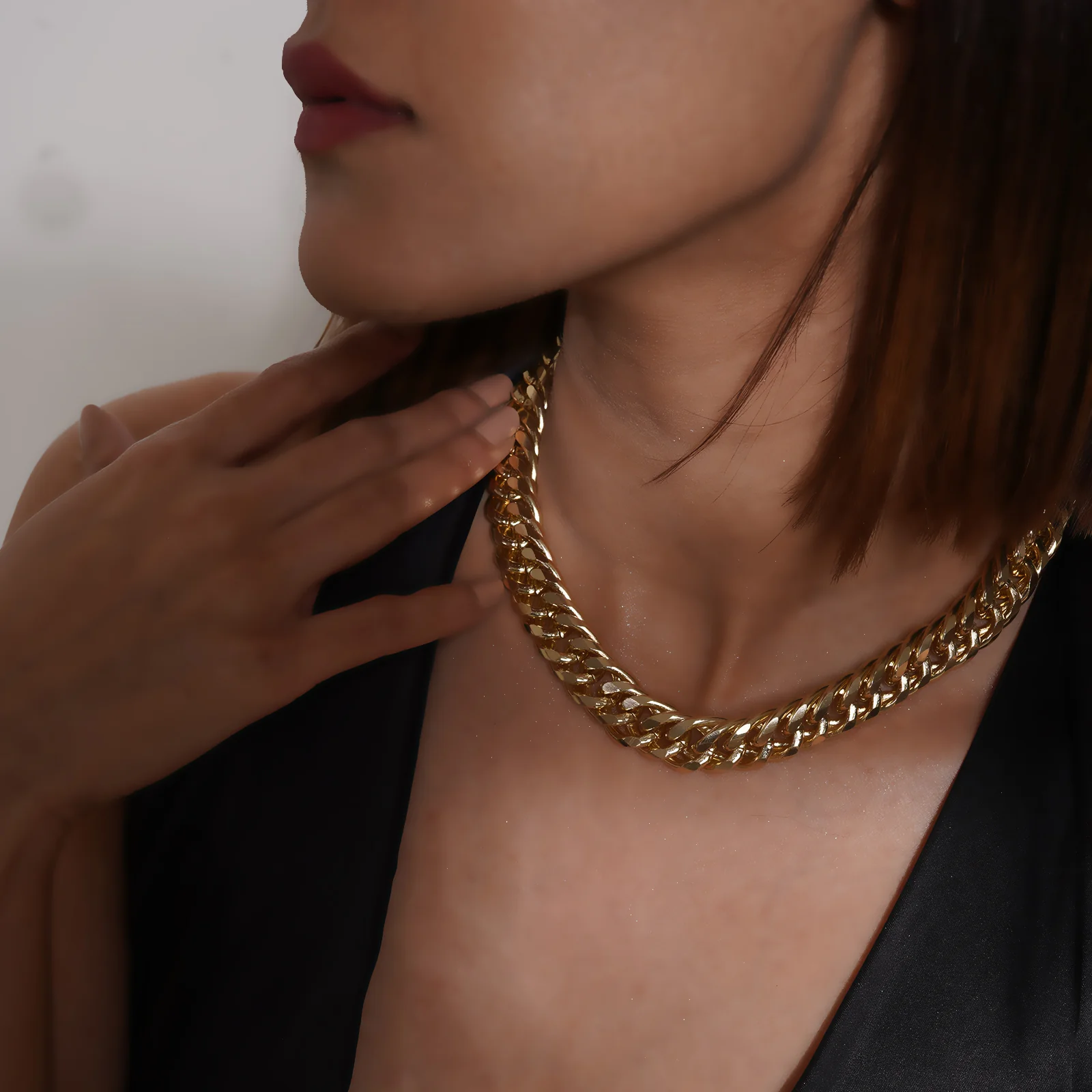 Druzy Chainlink Necklace