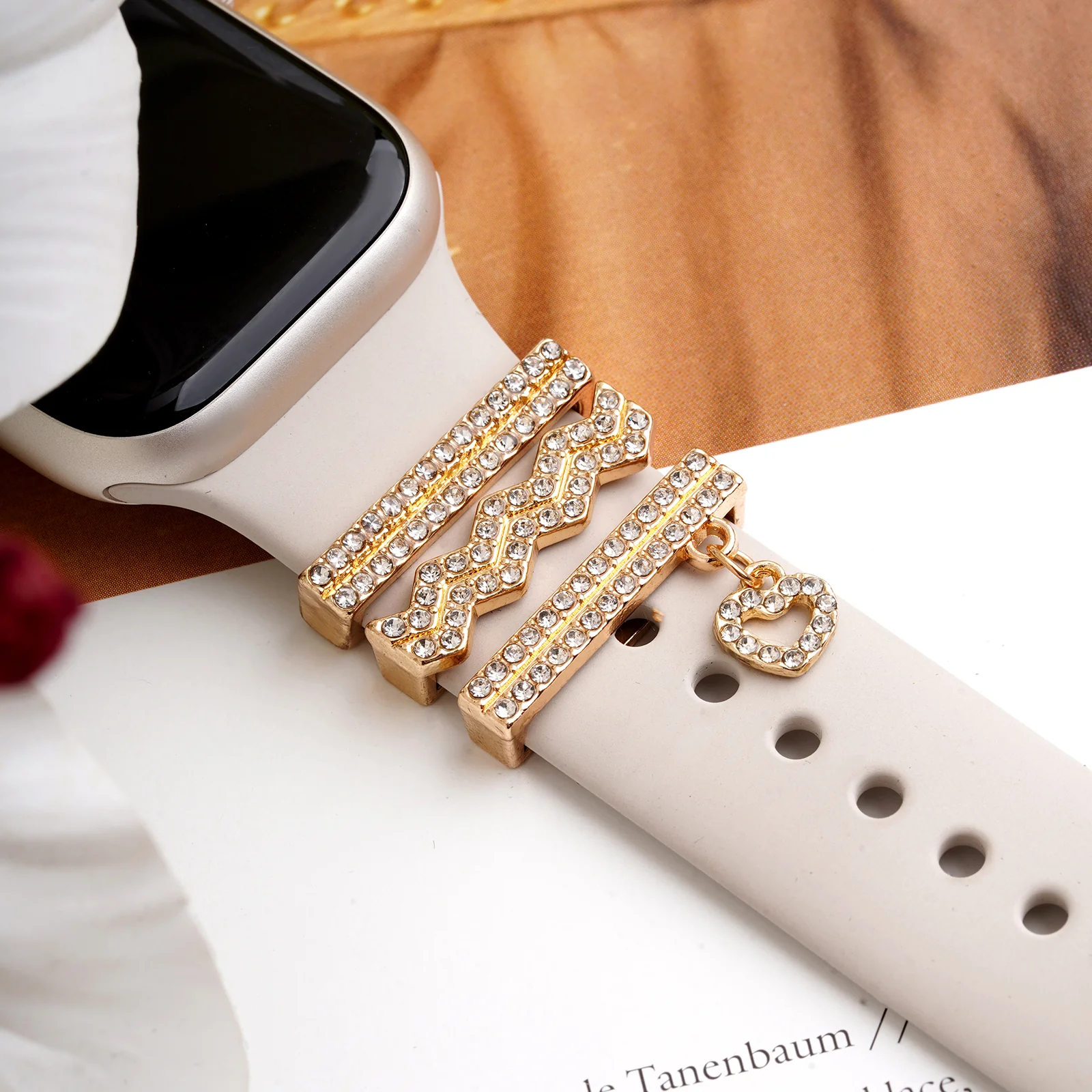 Electric Love Gold Ring Watch Charm