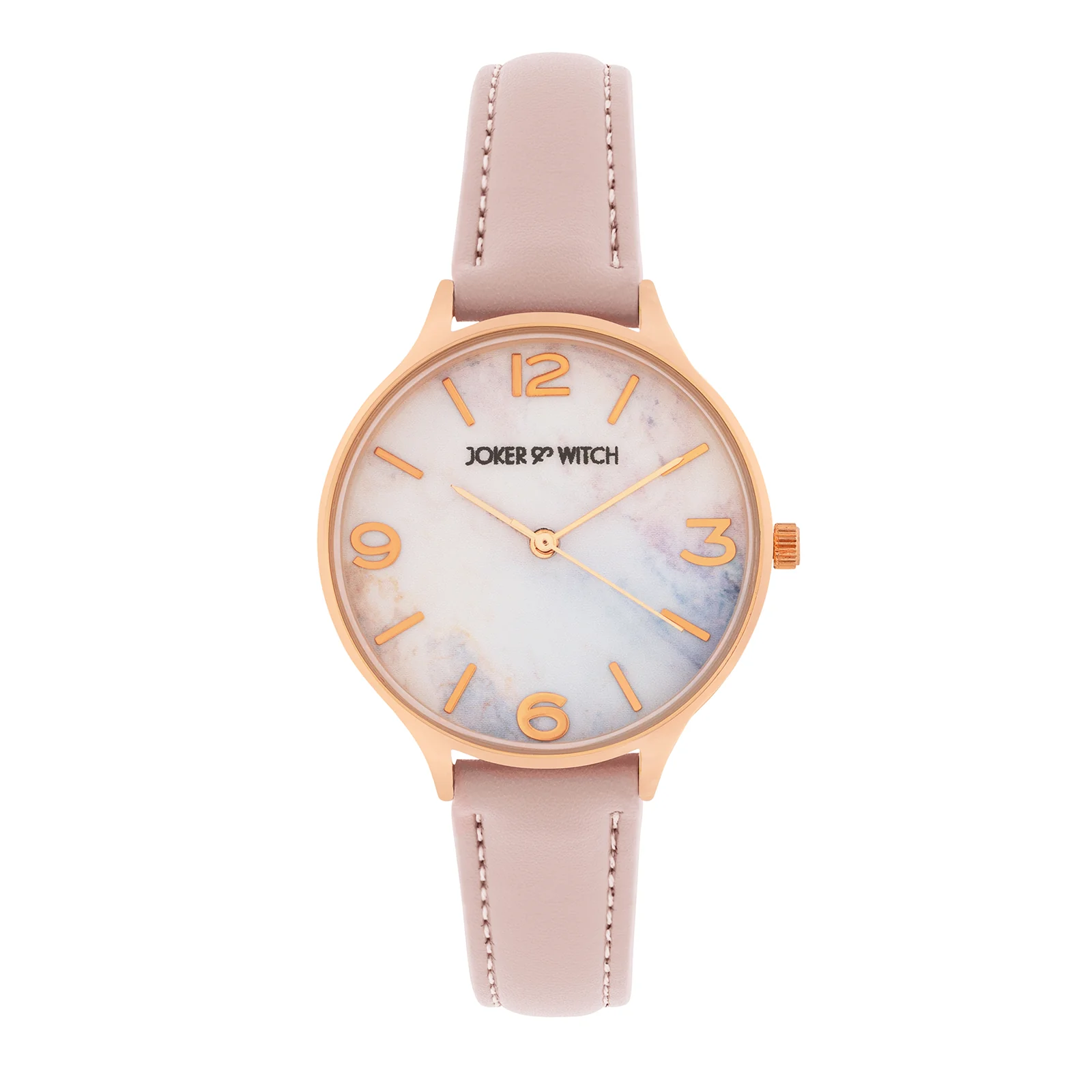 Elysian Multicolor Medium Dial Pink PU Strap Women's Watch - Image 3