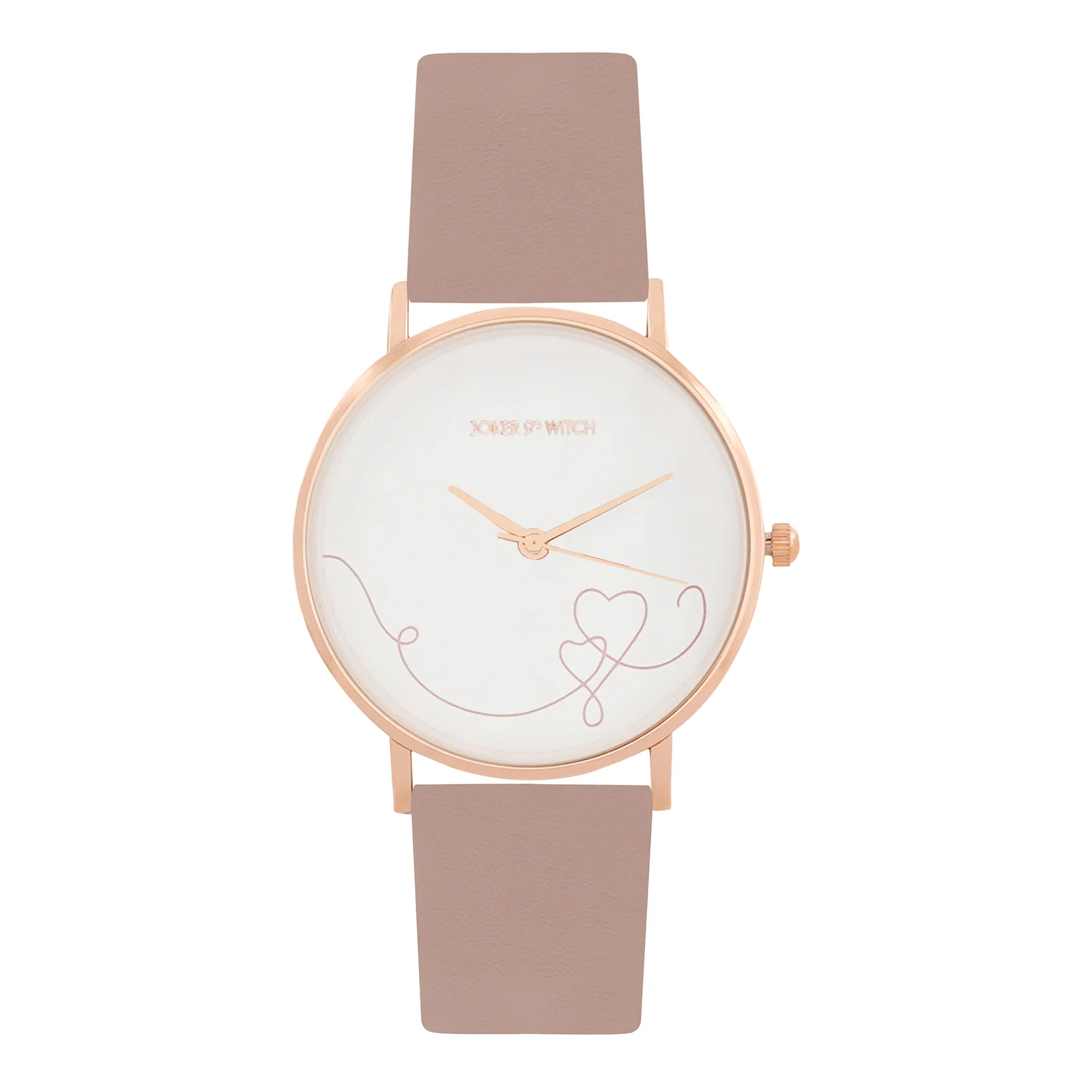 Printed Enchant Mauve Medium Dial PU Strap Women's Watch
