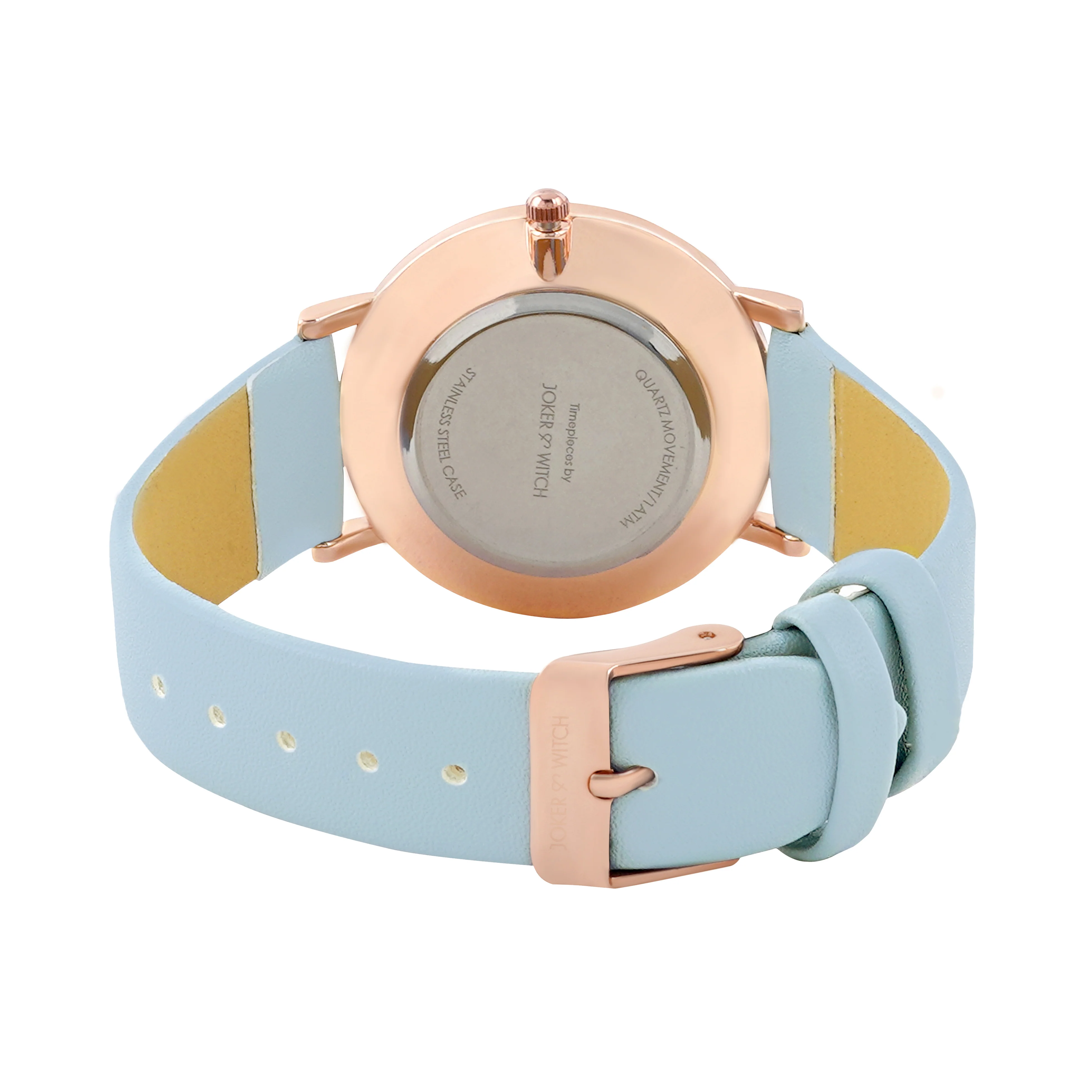 Printed Blue Valley Medium Dial PU Strap Women's Watch - Image 6