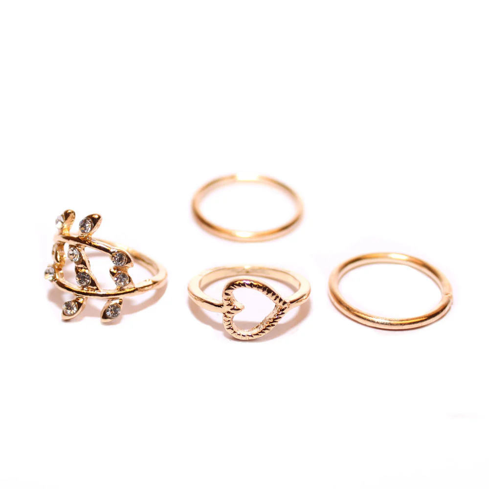 Floral Gold Jewelry Set - Image 5