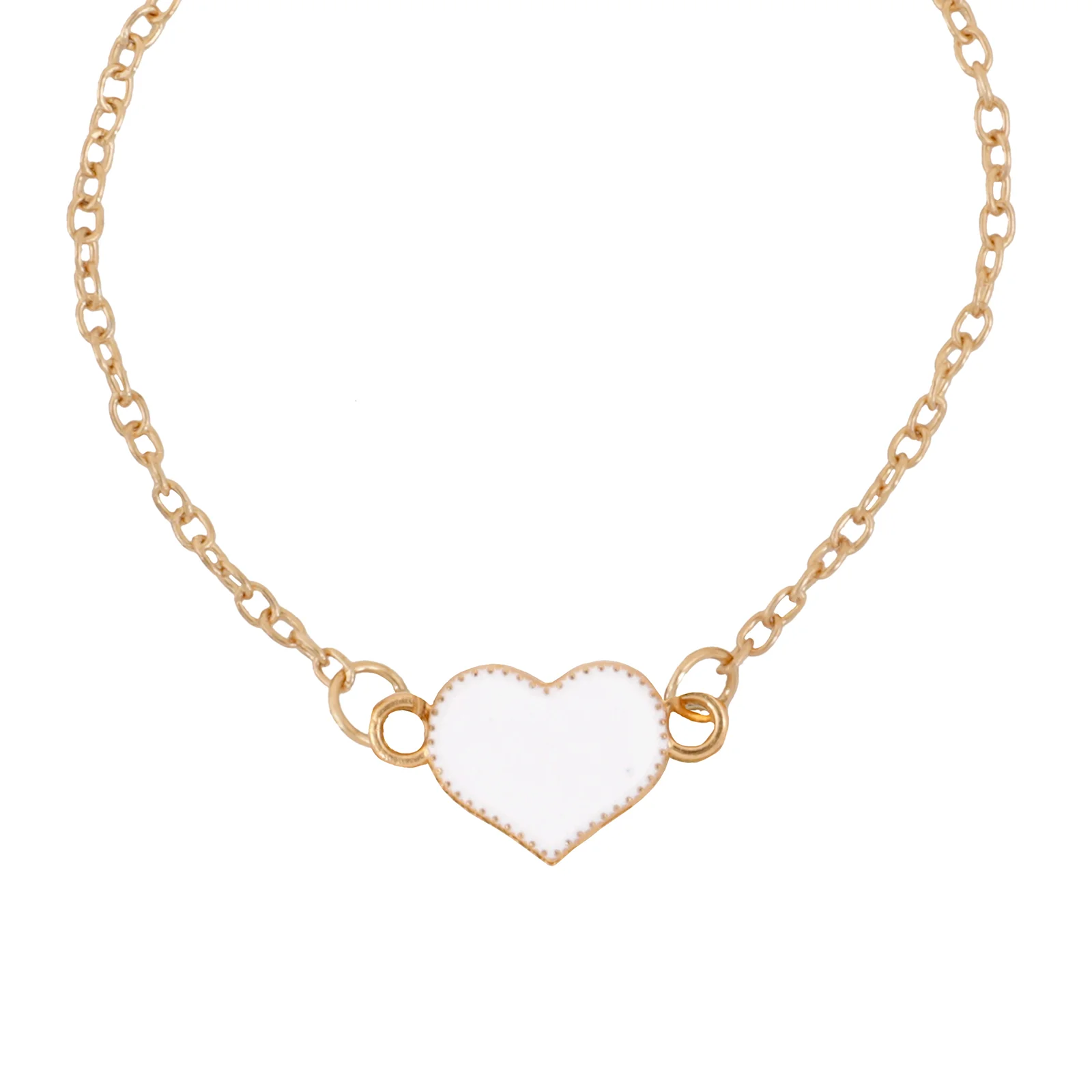 Bewitched Full Of Love White Heart Bracelet - Image 4