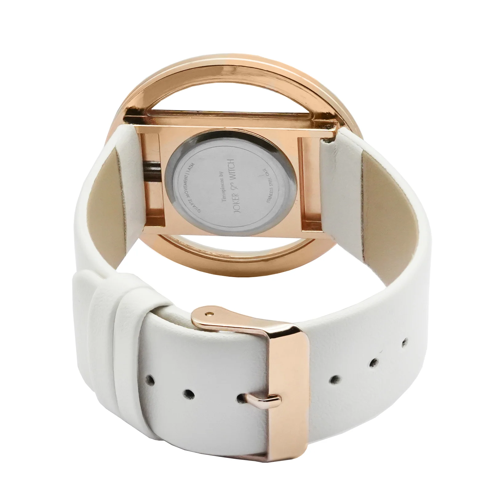 Futuristic White Aquarius Watch Bracelet Stack - Image 3
