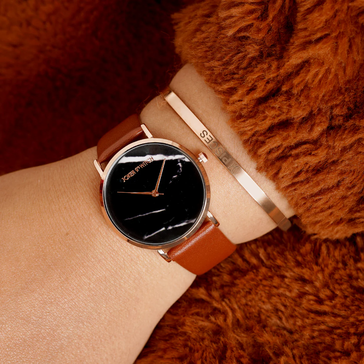 Giselle Pisces Watch Bracelet Stack