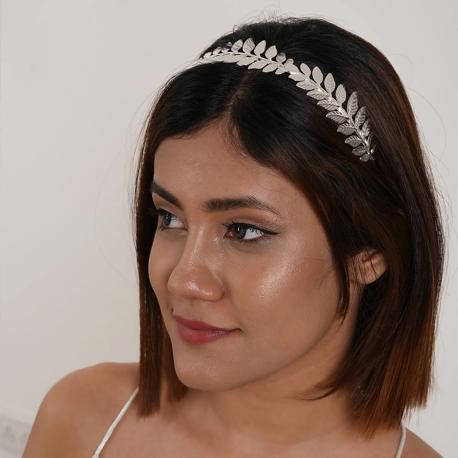 Greece Fern Silver Hair Band