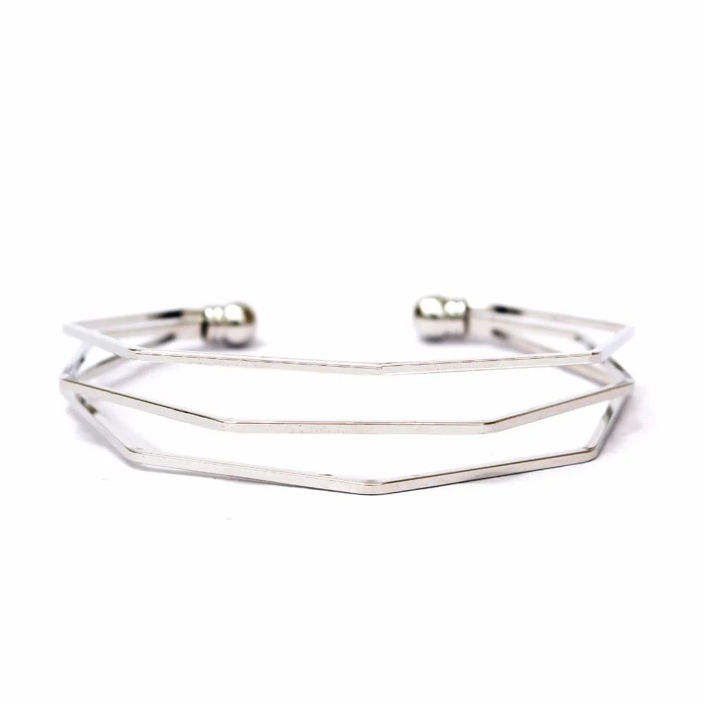 Keshia Silver Watch Bracelet Stack - Image 4