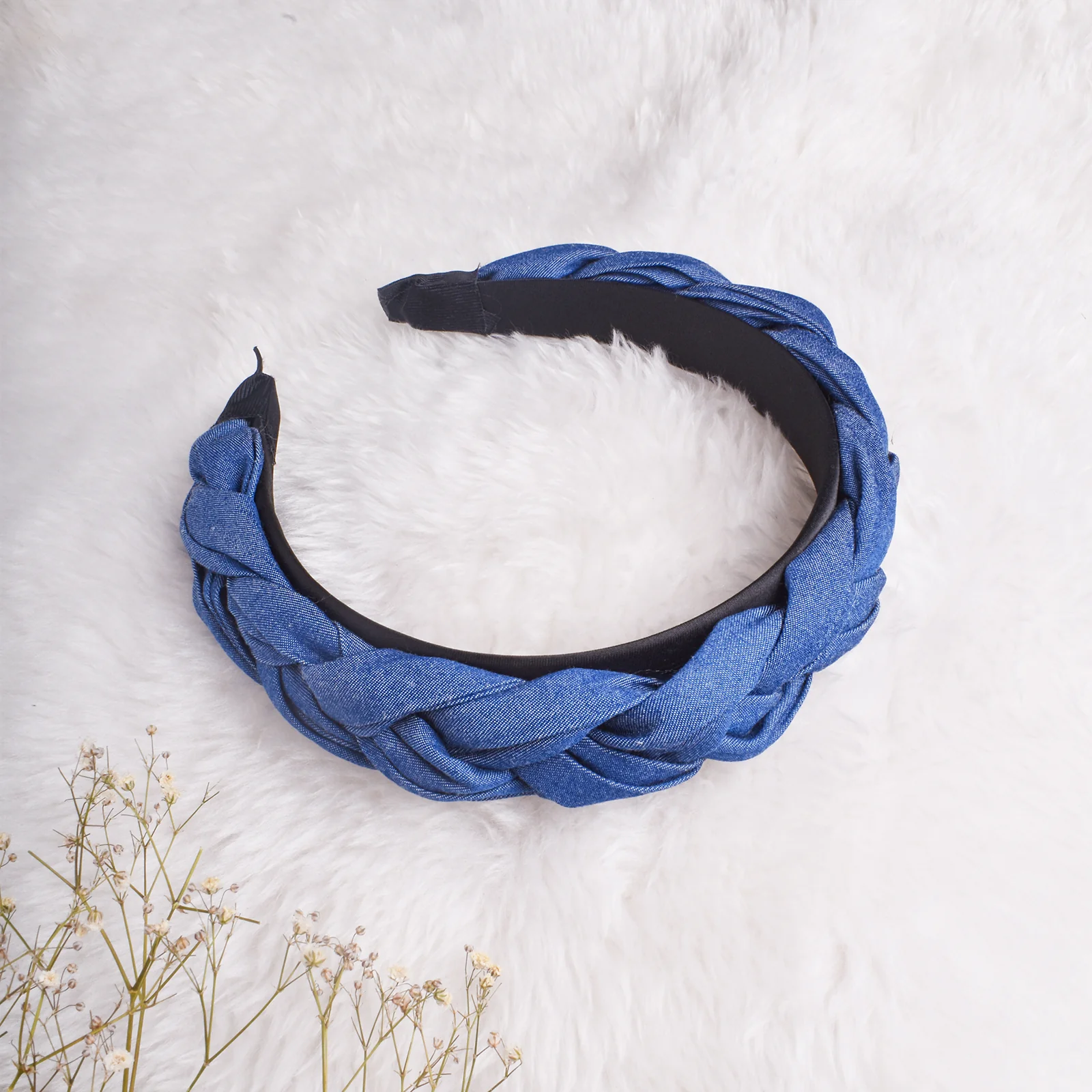 Lassie Braided Navy Blue Hairband