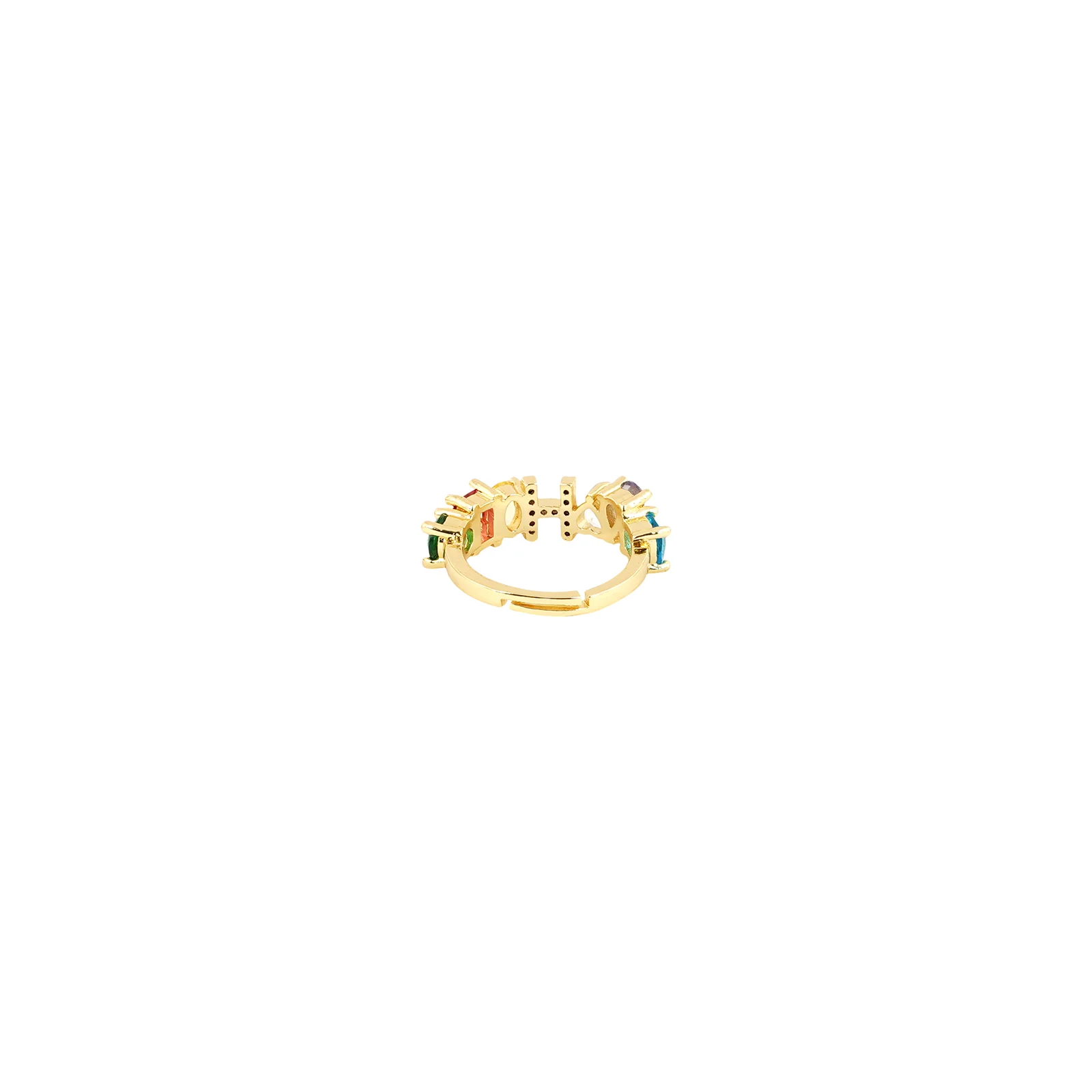 Lowe Multicolour Alphabet H Ring - Image 5