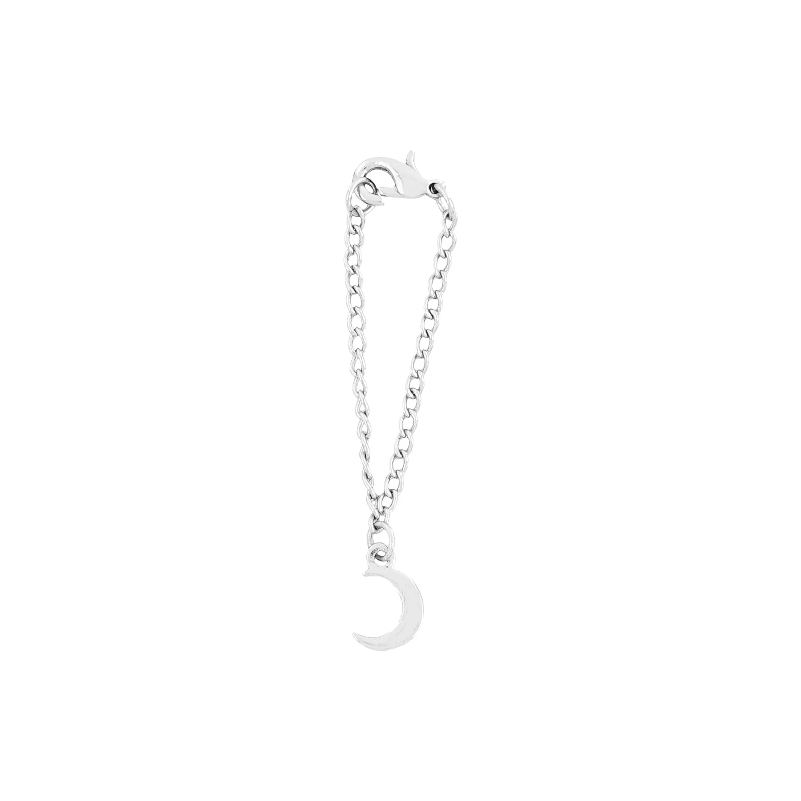 Luna Rhinestone Silver Watch Charm - Image 5