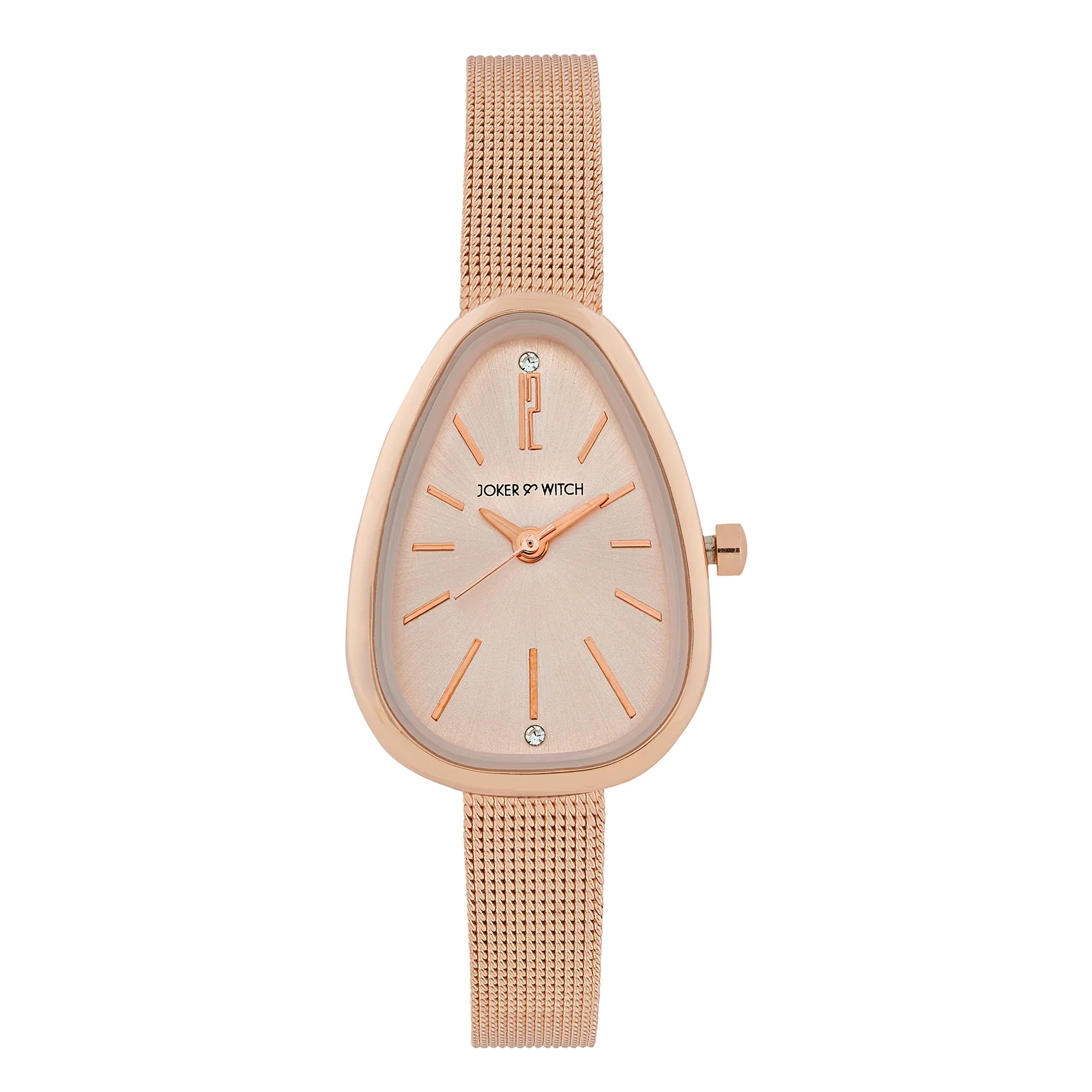 Maris Rose Gold Small Oval Dial Mesh Strap Women's Watch - Image 3