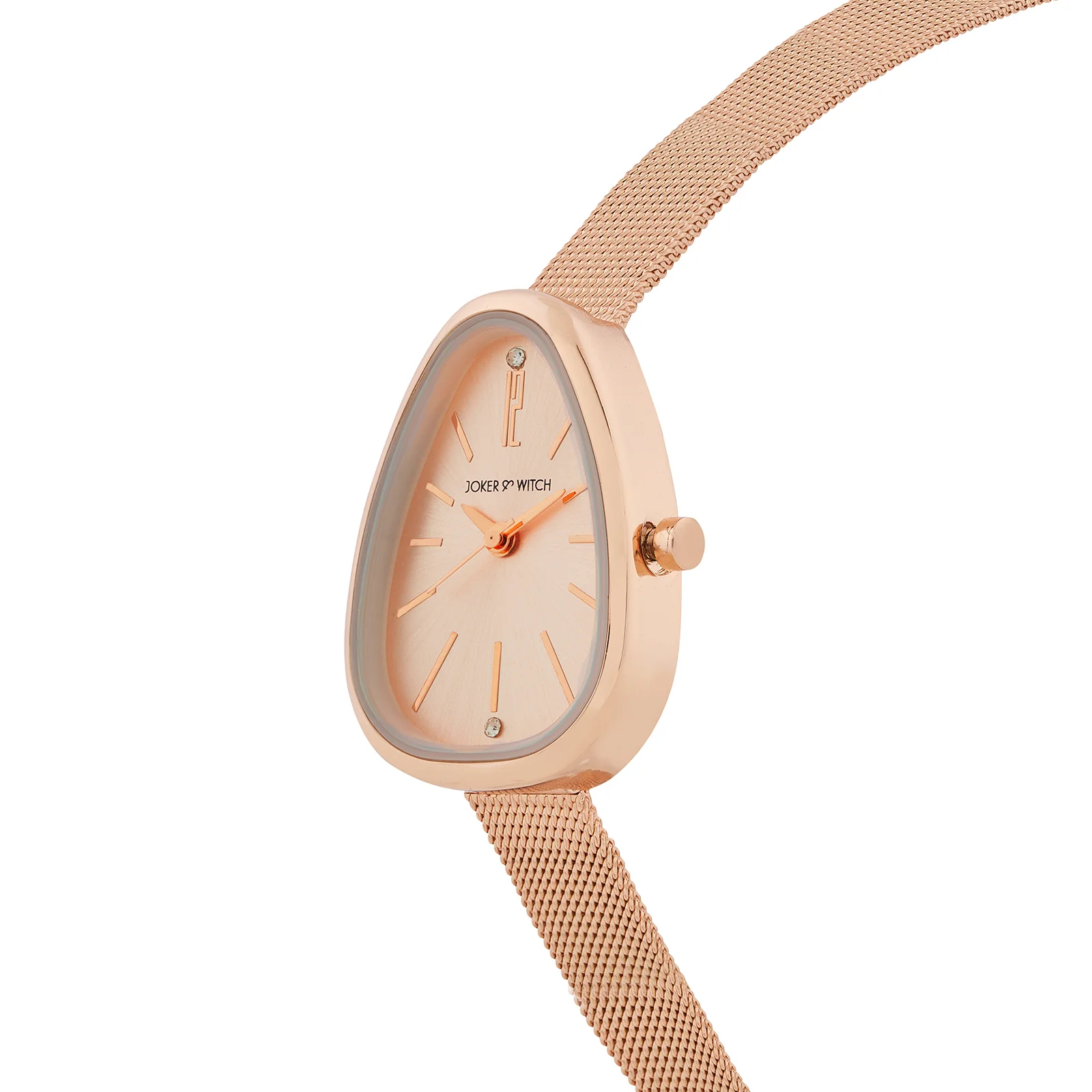 Maris Rose Gold Small Oval Dial Mesh Strap Women's Watch - Image 4