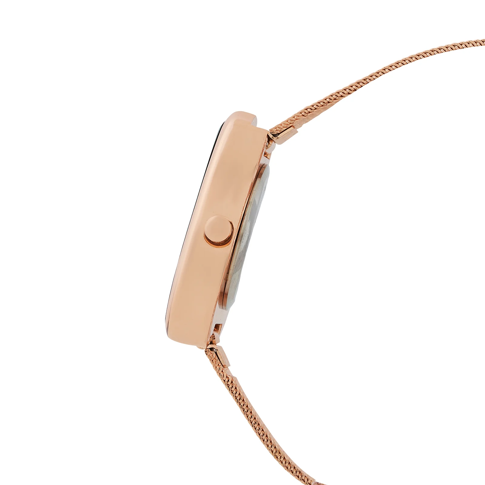 Maris Rose Gold Small Oval Dial Mesh Strap Women's Watch - Image 5