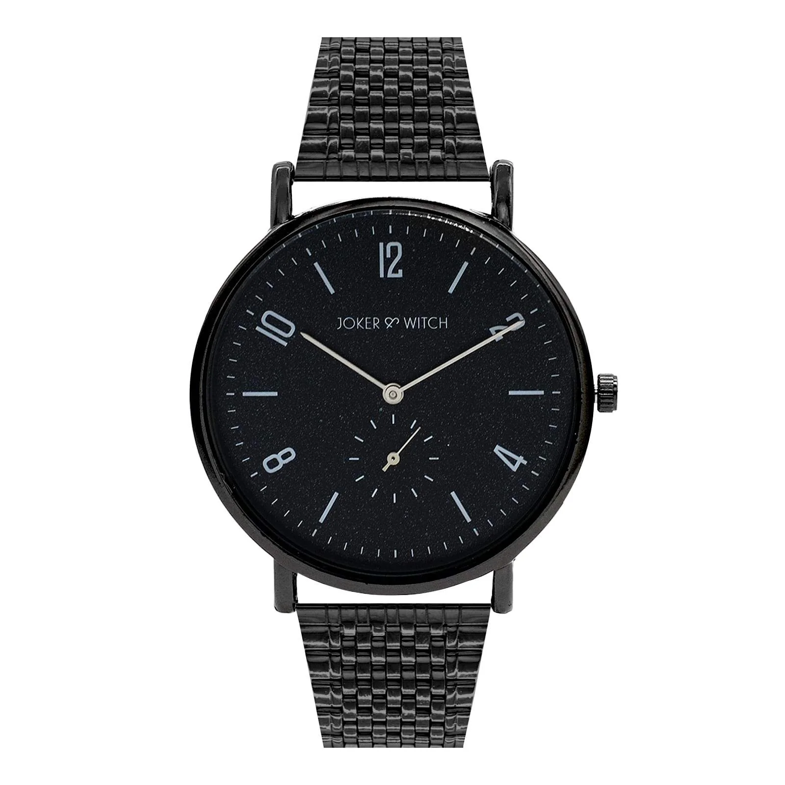 Noel Black Large Dial Linked Chain Strap Men's Watch