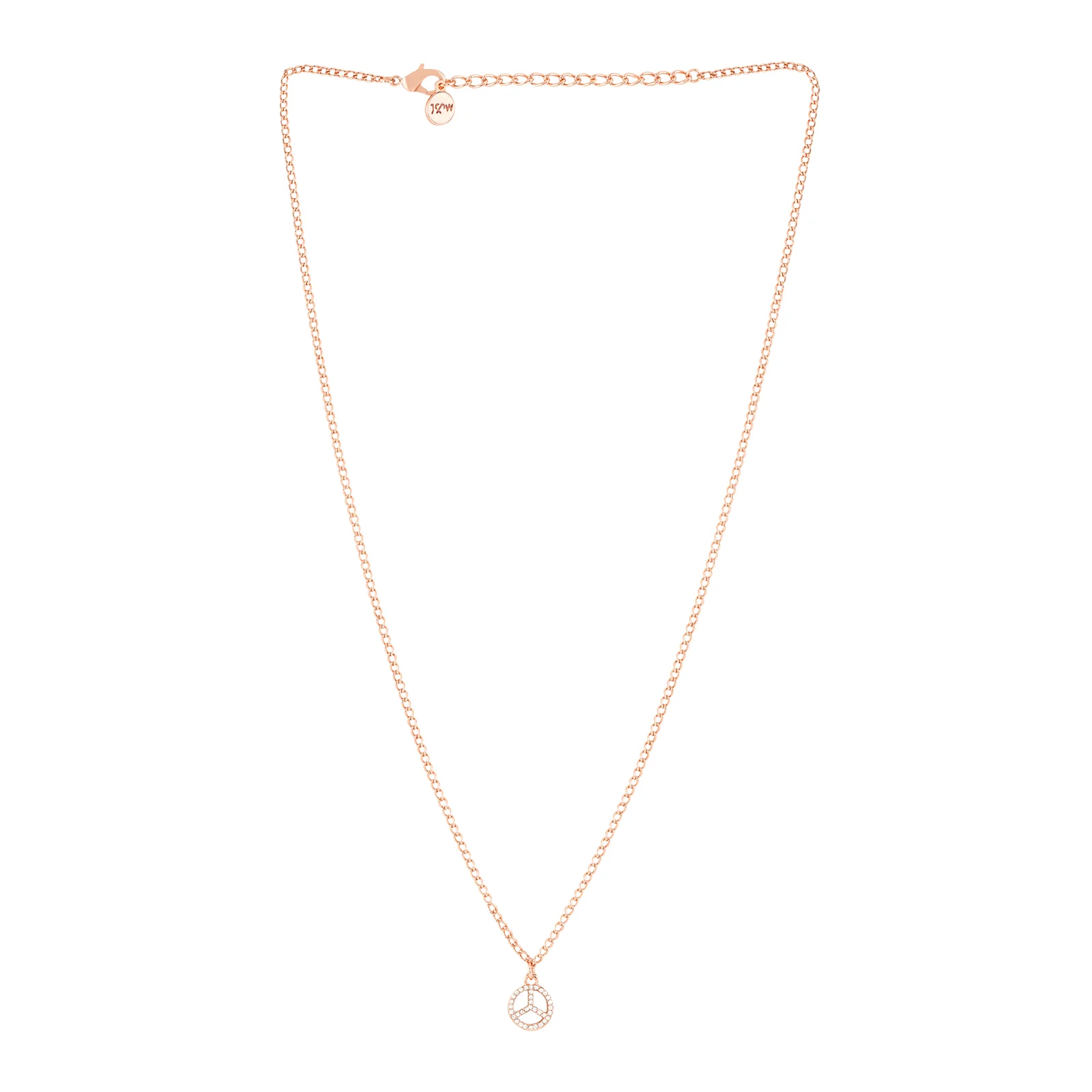 Peace Out Rosegold Necklace Charm - Image 3