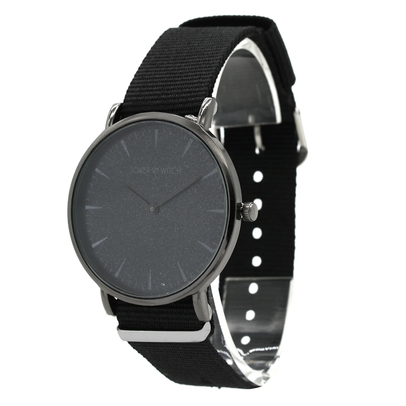 Phile Black Large Dial Nato Strap Men's Watch - Image 5
