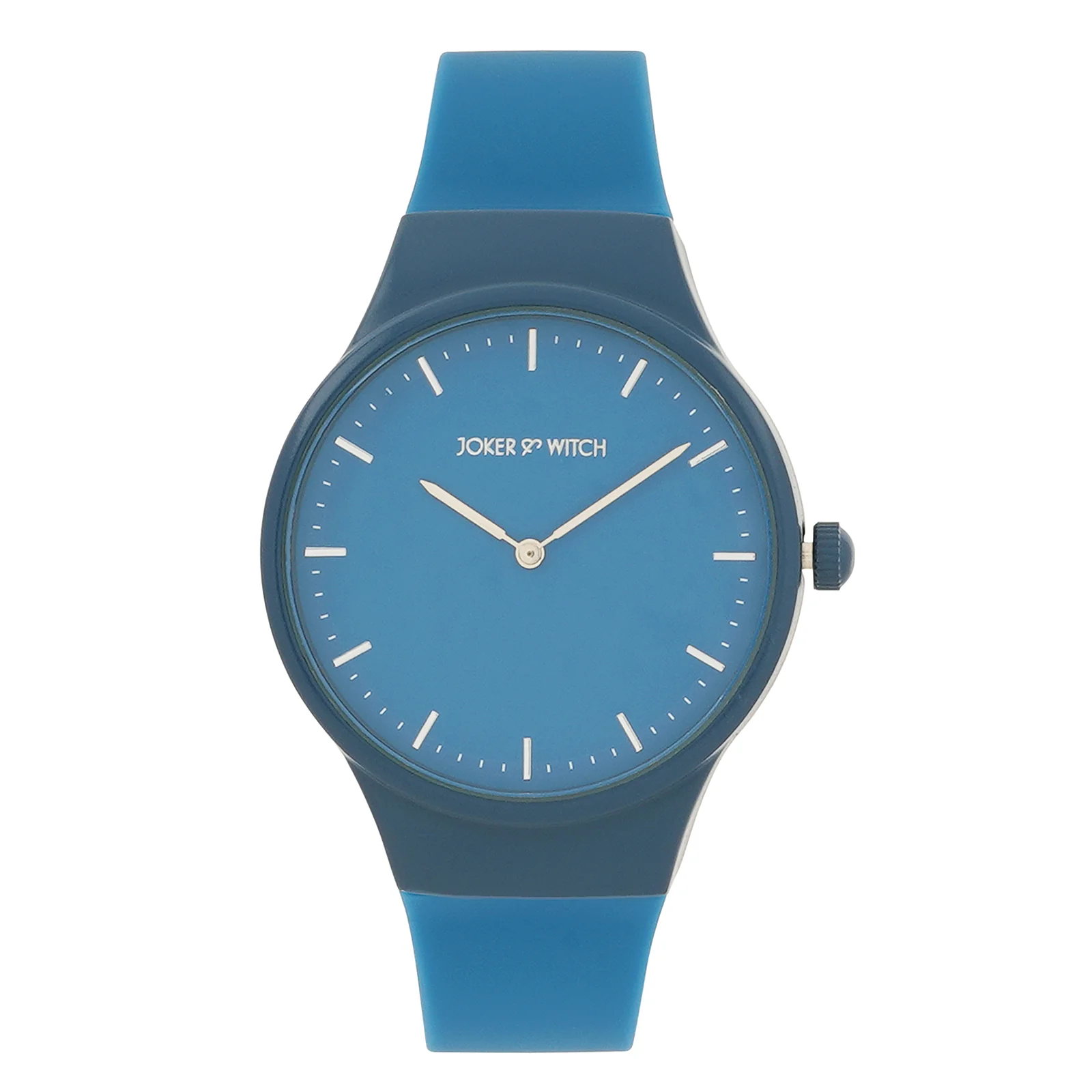 Riviera Blue Large Dial Silicone Strap Unisex Watch