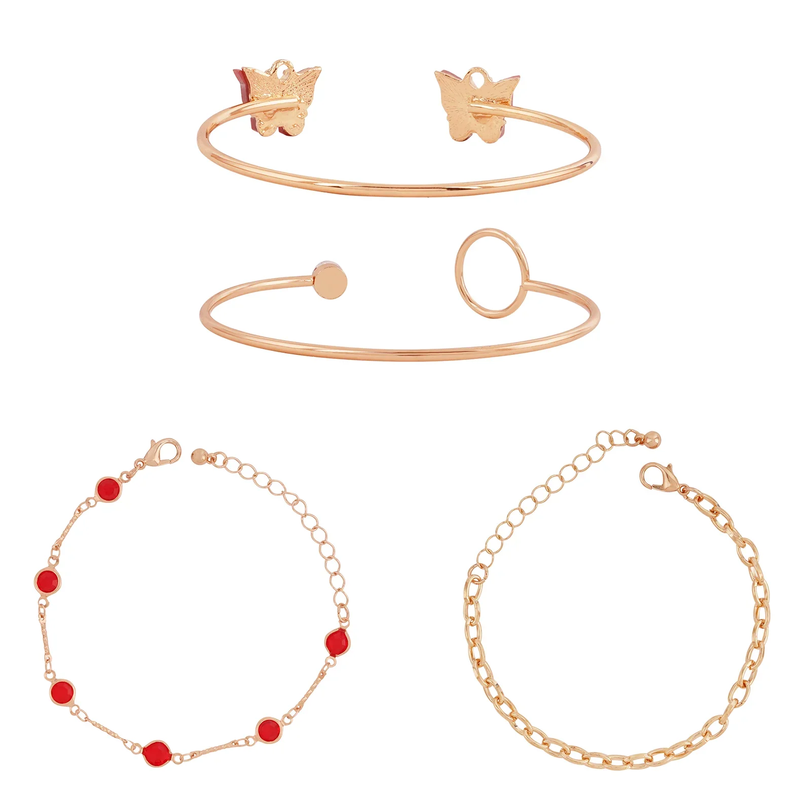 Rosy Vein  Watch Bracelet Stack - Image 6