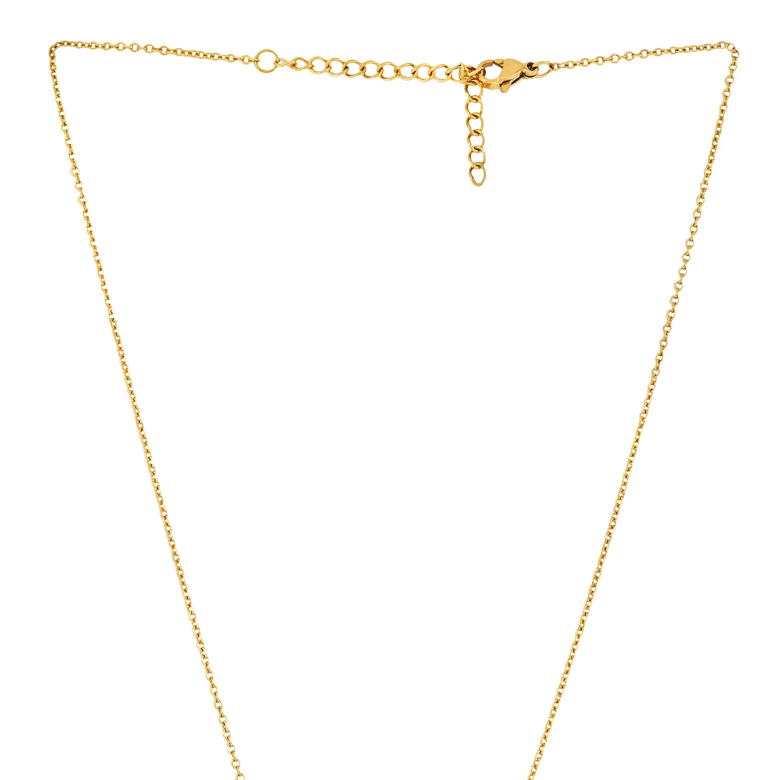 Silken Alphabet F Necklace - Image 5