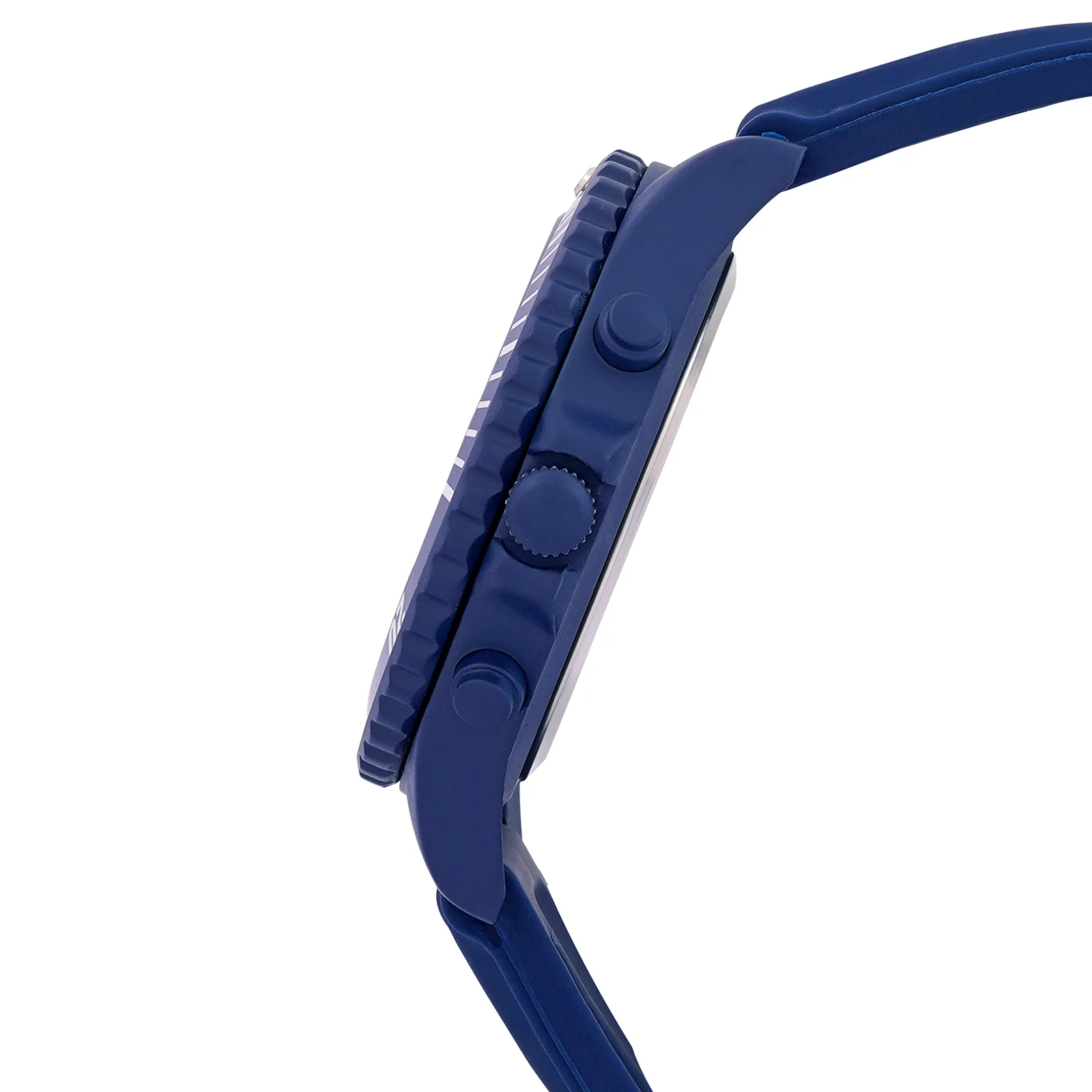 Spacey Blue XLarge Dial Silicone Strap Men's Watch - Image 5