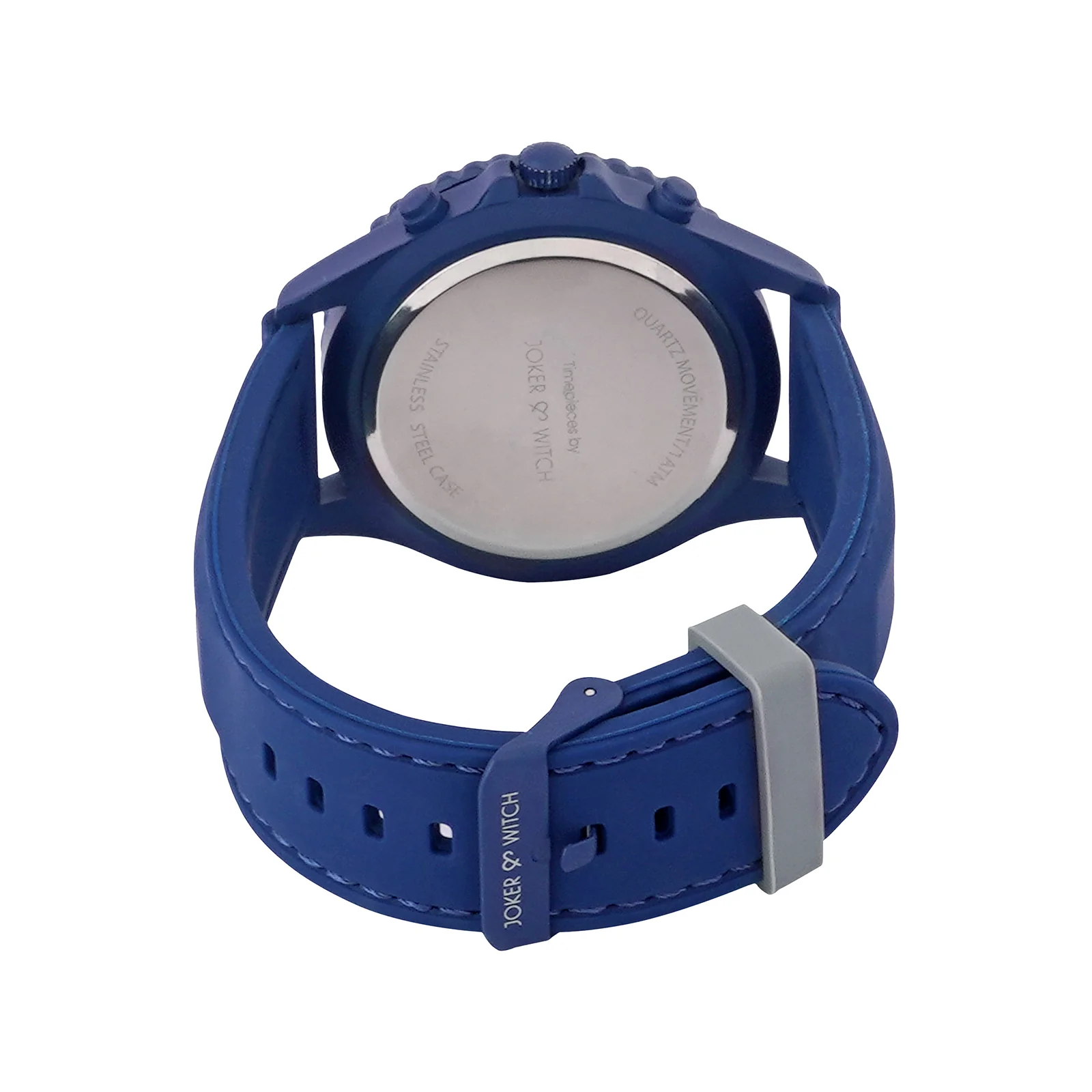 Spacey Blue XLarge Dial Silicone Strap Men's Watch - Image 6
