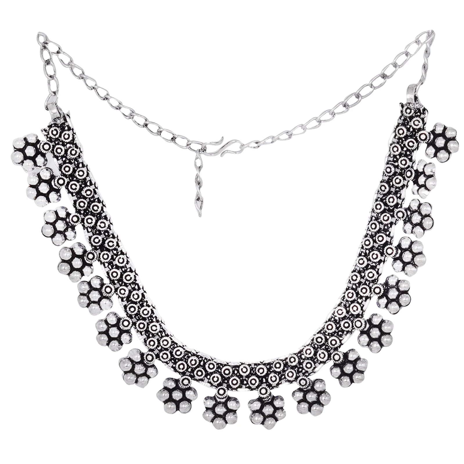 Teejh Aashritha Silver Oxidised Jewelry Gift Set - Image 2