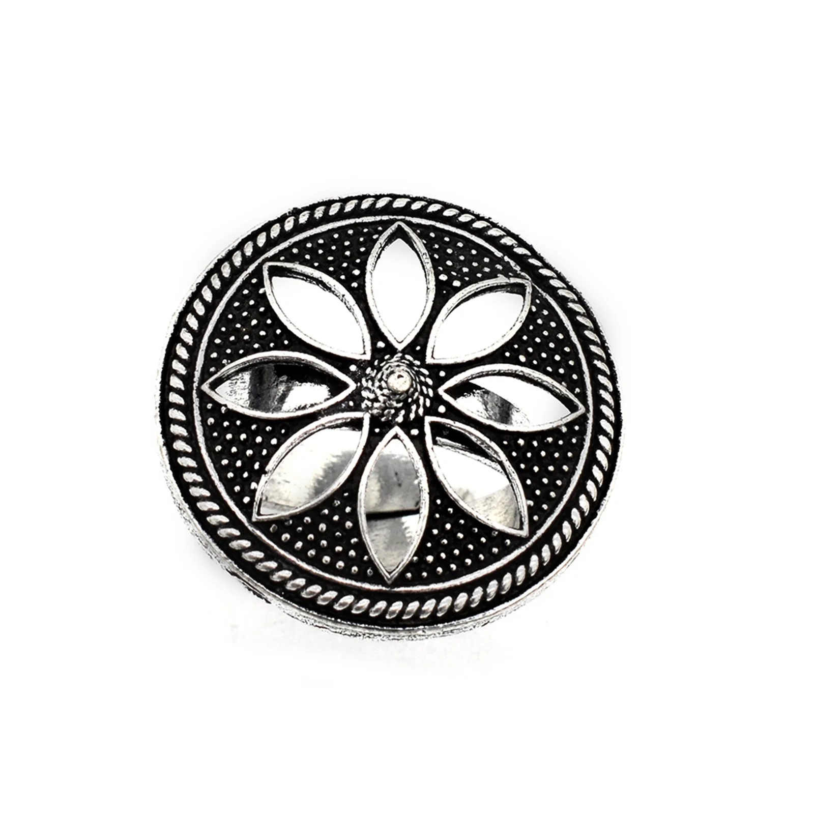 Teejh Aashritha Silver Oxidised Jewelry Gift Set - Image 5