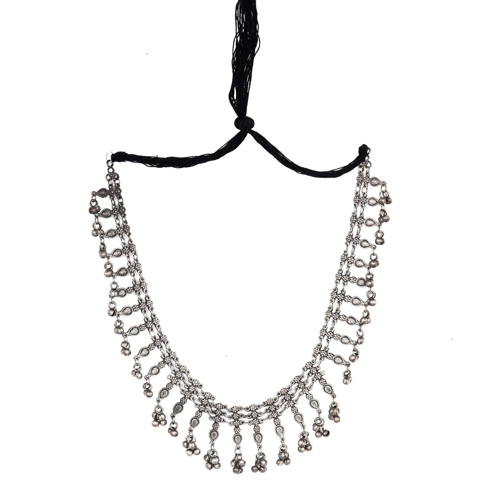 Teejh Akila Silver Oxidised Jewelry Gift Set - Image 2