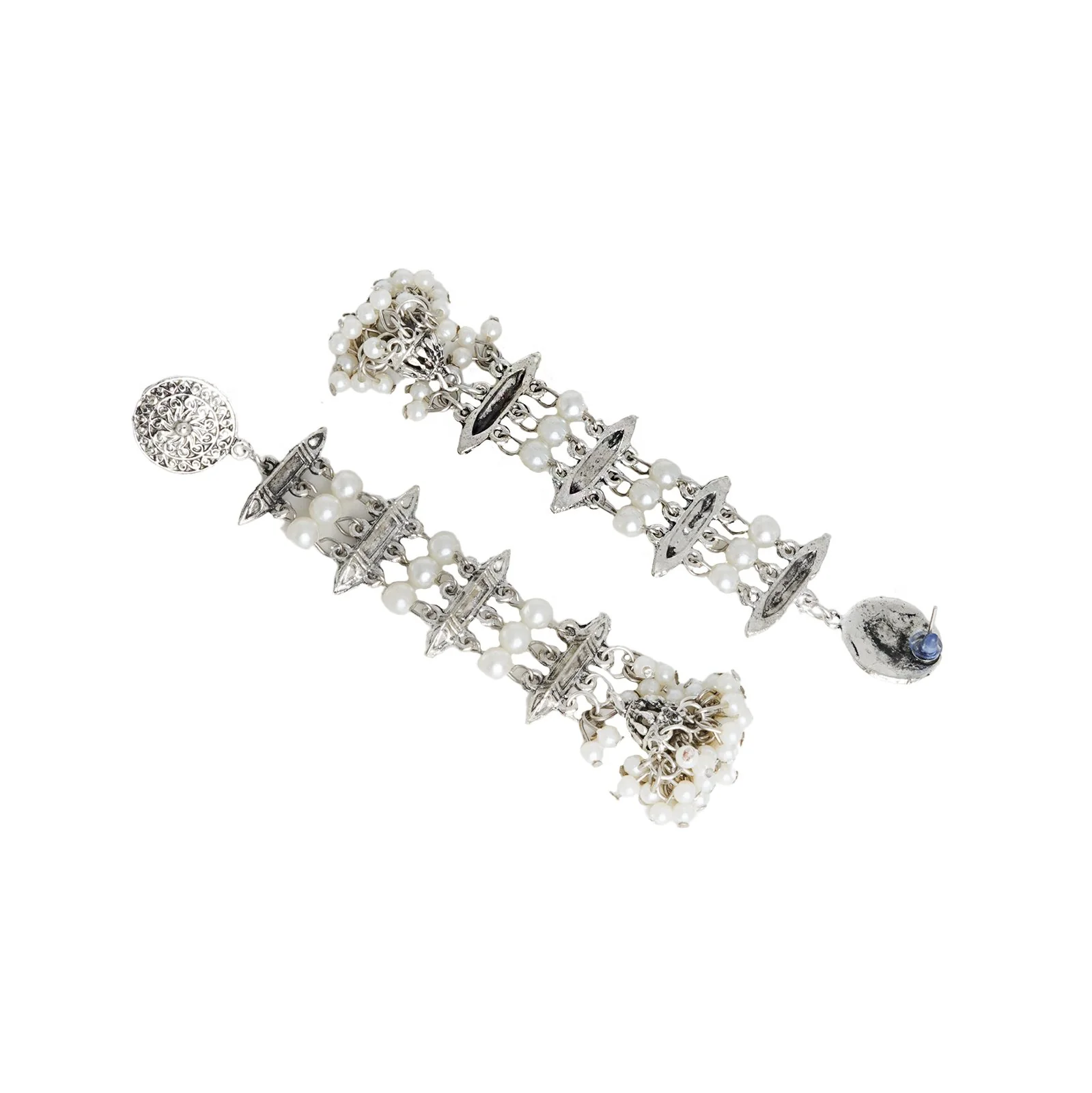 Teejh Ambika Silver Oxidised Jewelry Gift Set - Image 3