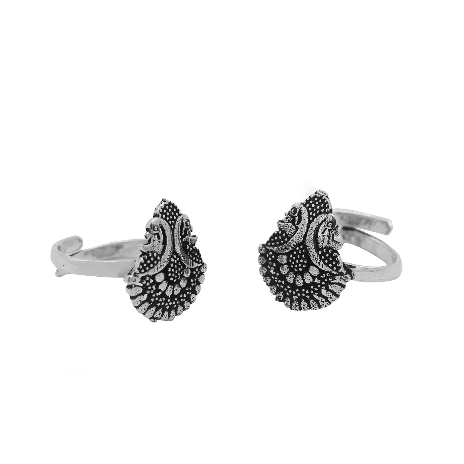 Teejh Driti Metallic Silver Oxidized Jewelry Gift Set - Image 8