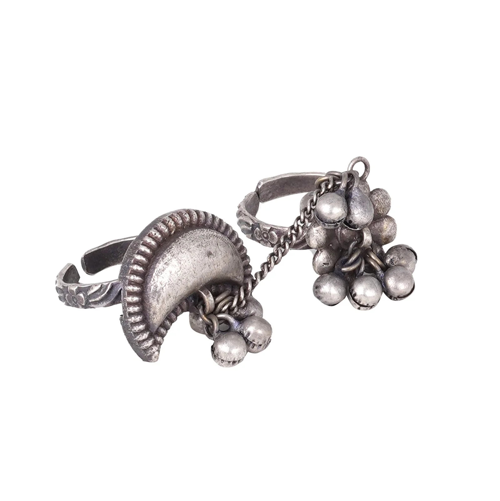 Teejh Girishma Silver Oxidised Jewelry Gift Set - Image 5