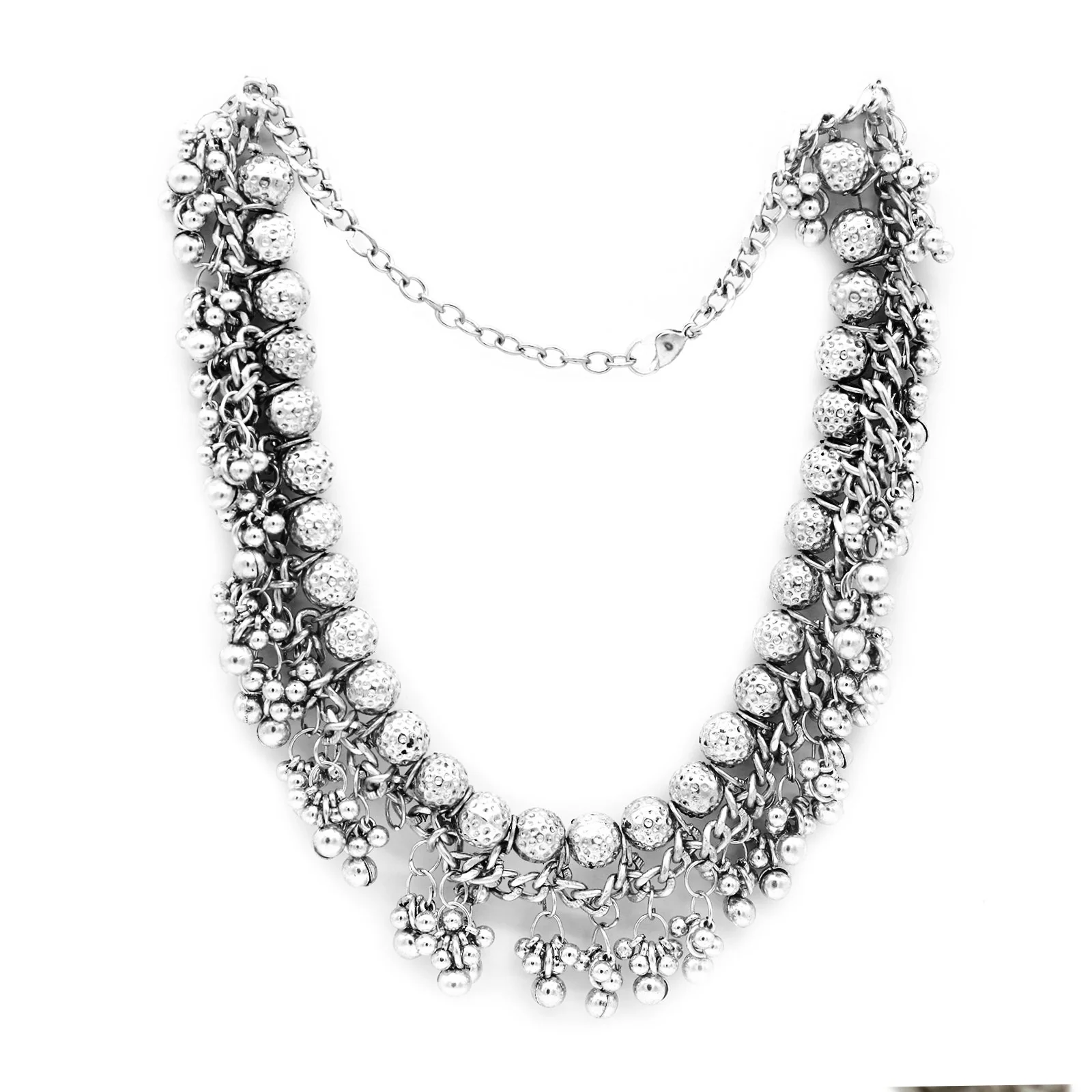 Gouri Metallic Ghungroo Silver Oxidized Jewelry Gift Set - Image 2