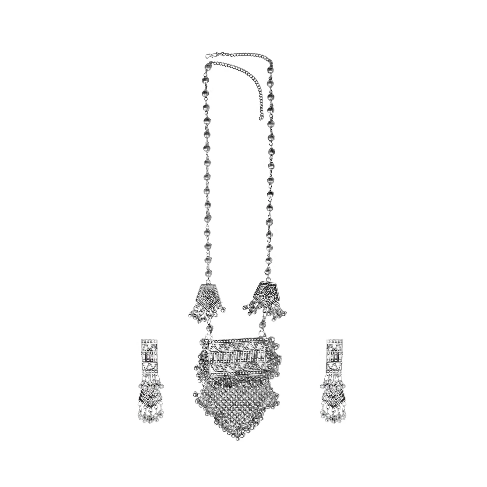 Teejh Gurleen Silver Oxidised Jewelry Gift Set - Image 2