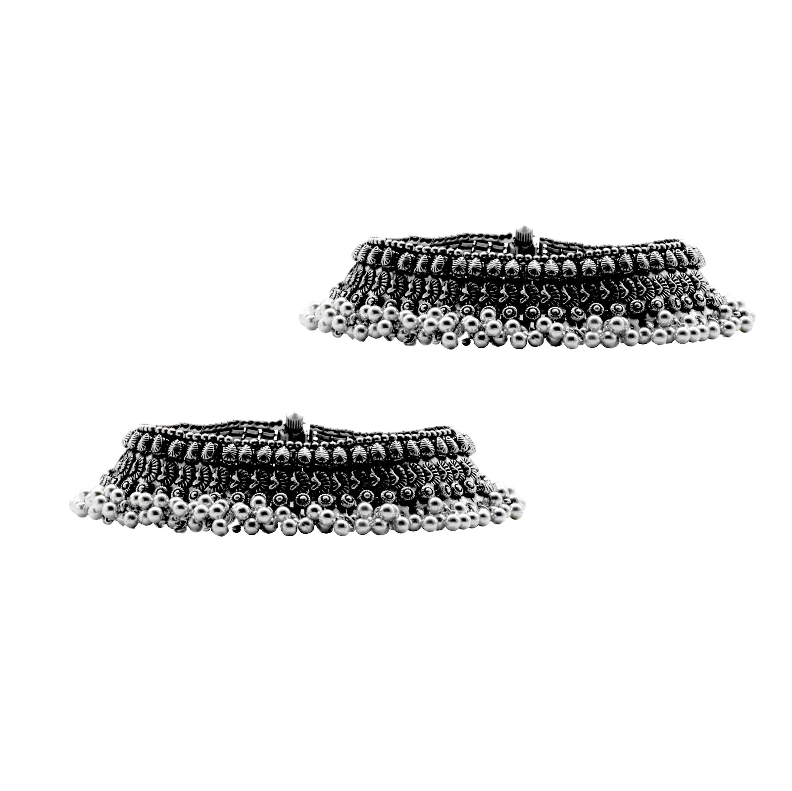 Teejh Krishika Metallic Silver Oxidized Jewelry Gift Set - Image 6