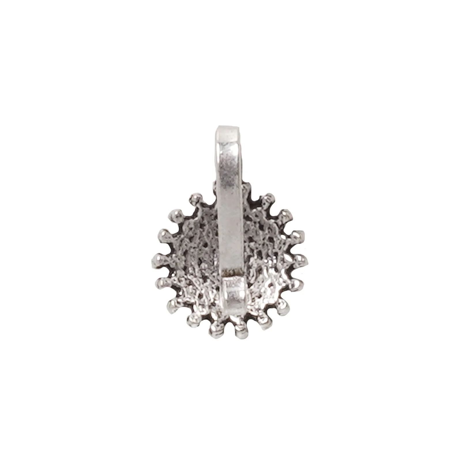 Teejh Lalita Black Stone Floral Nosepin - Image 4