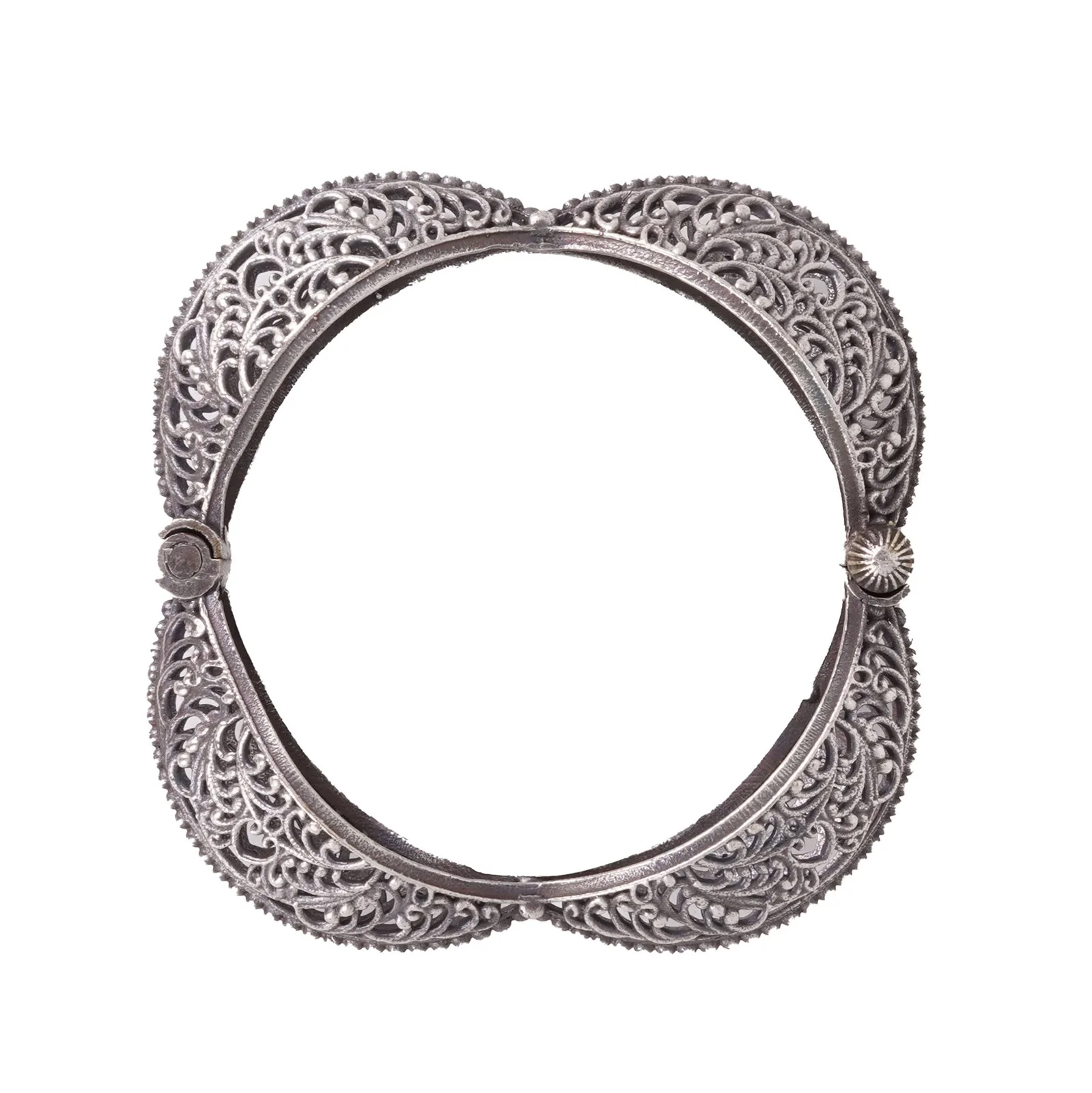 Teejh Meenal Silver Oxidised Jewelry Gift Set - Image 4