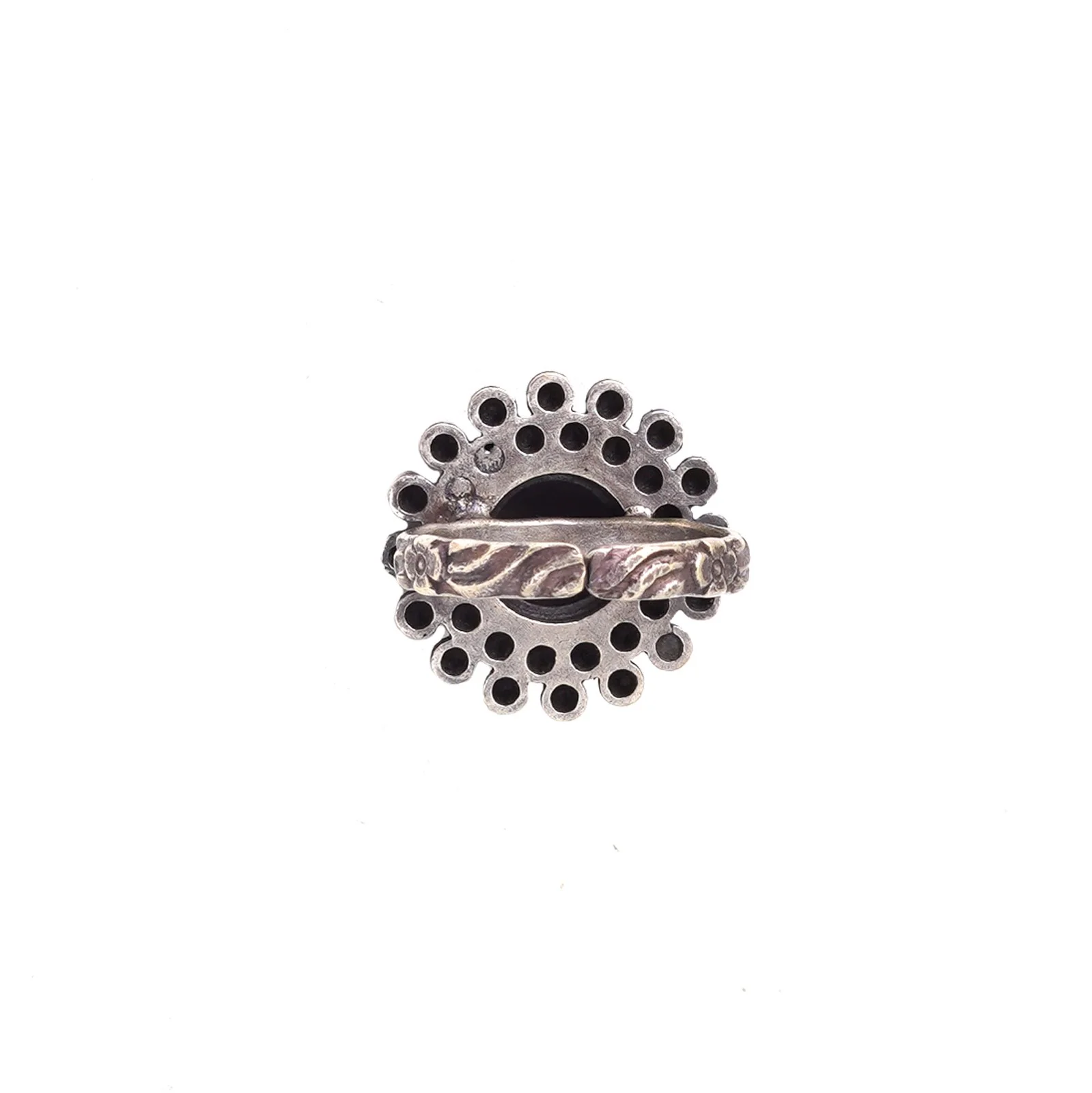 Teejh Nira Antique Silver Polish Teejh Ring - Image 4