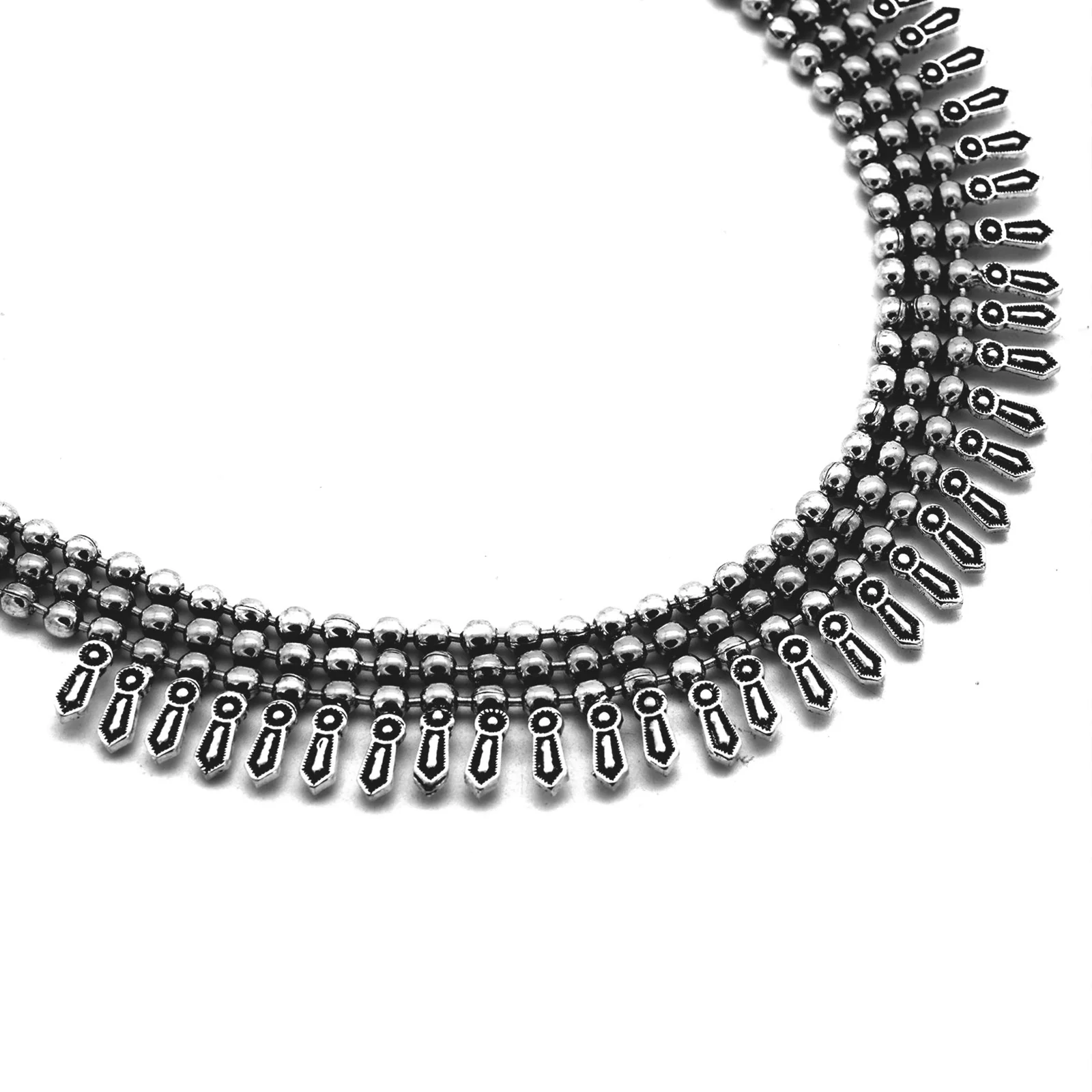Teejh Nysa Metallic Silver oxidized Jewelry Gift Set - Image 4