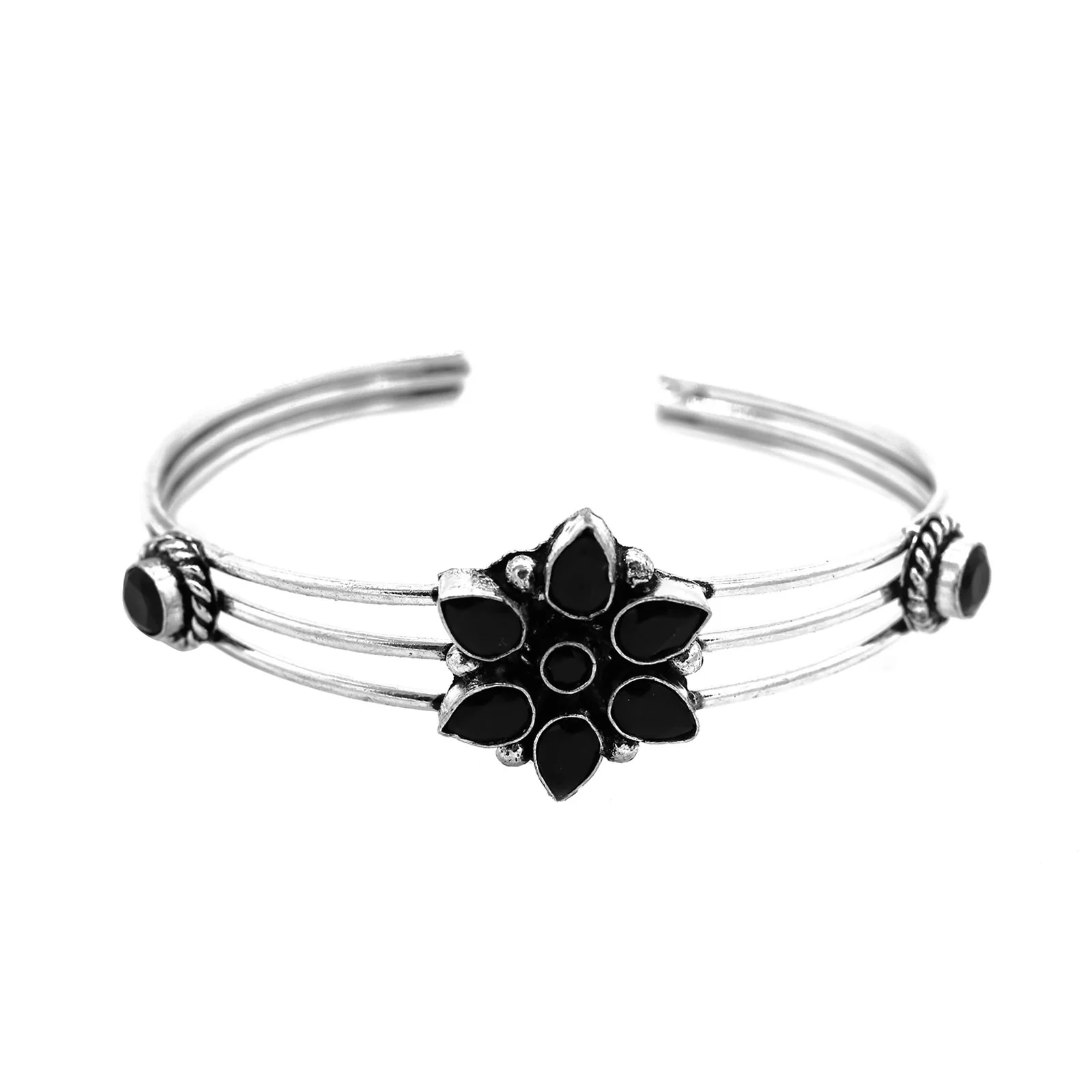 Teejh Nysa Metallic Silver oxidized Jewelry Gift Set - Image 7