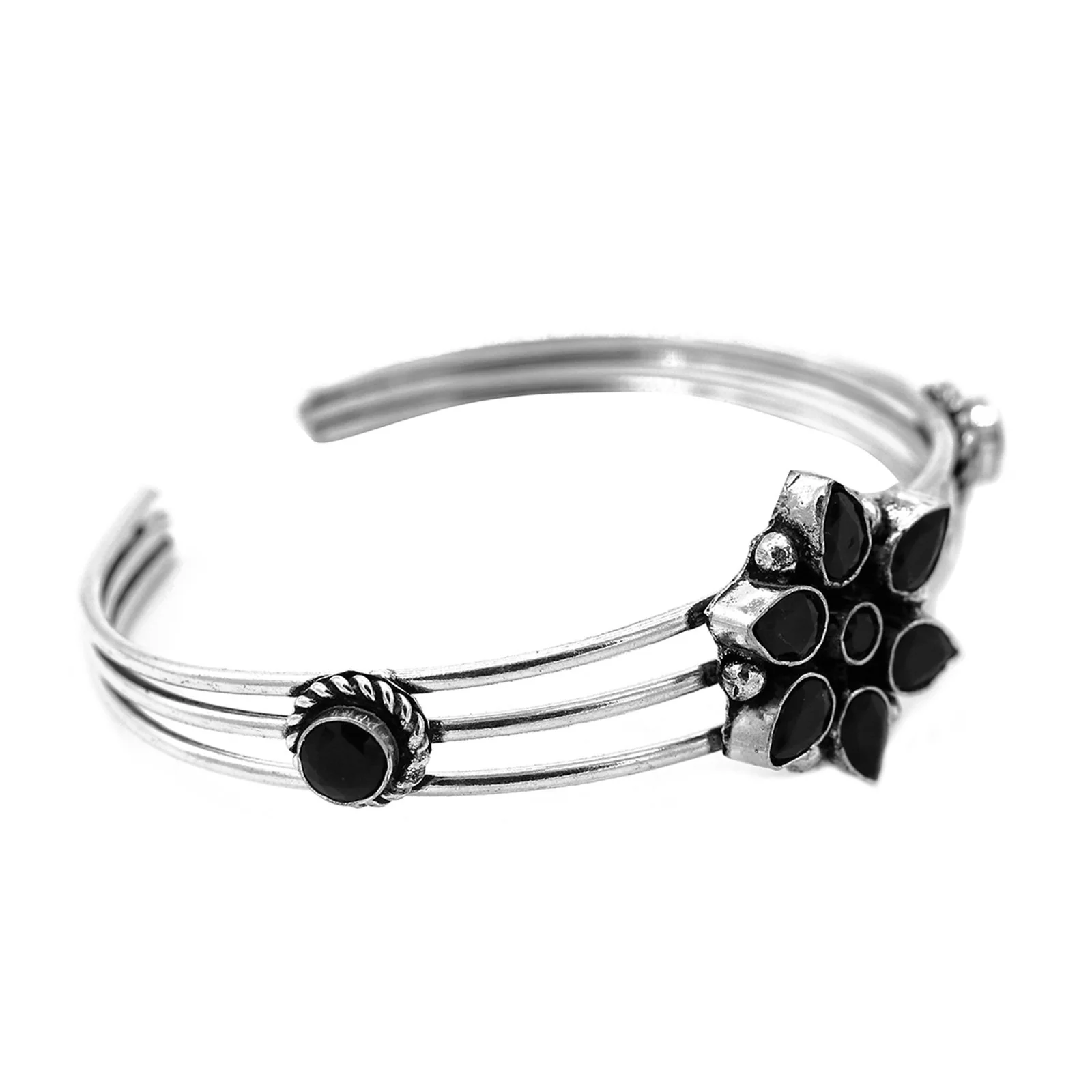 Teejh Nysa Metallic Silver oxidized Jewelry Gift Set - Image 8